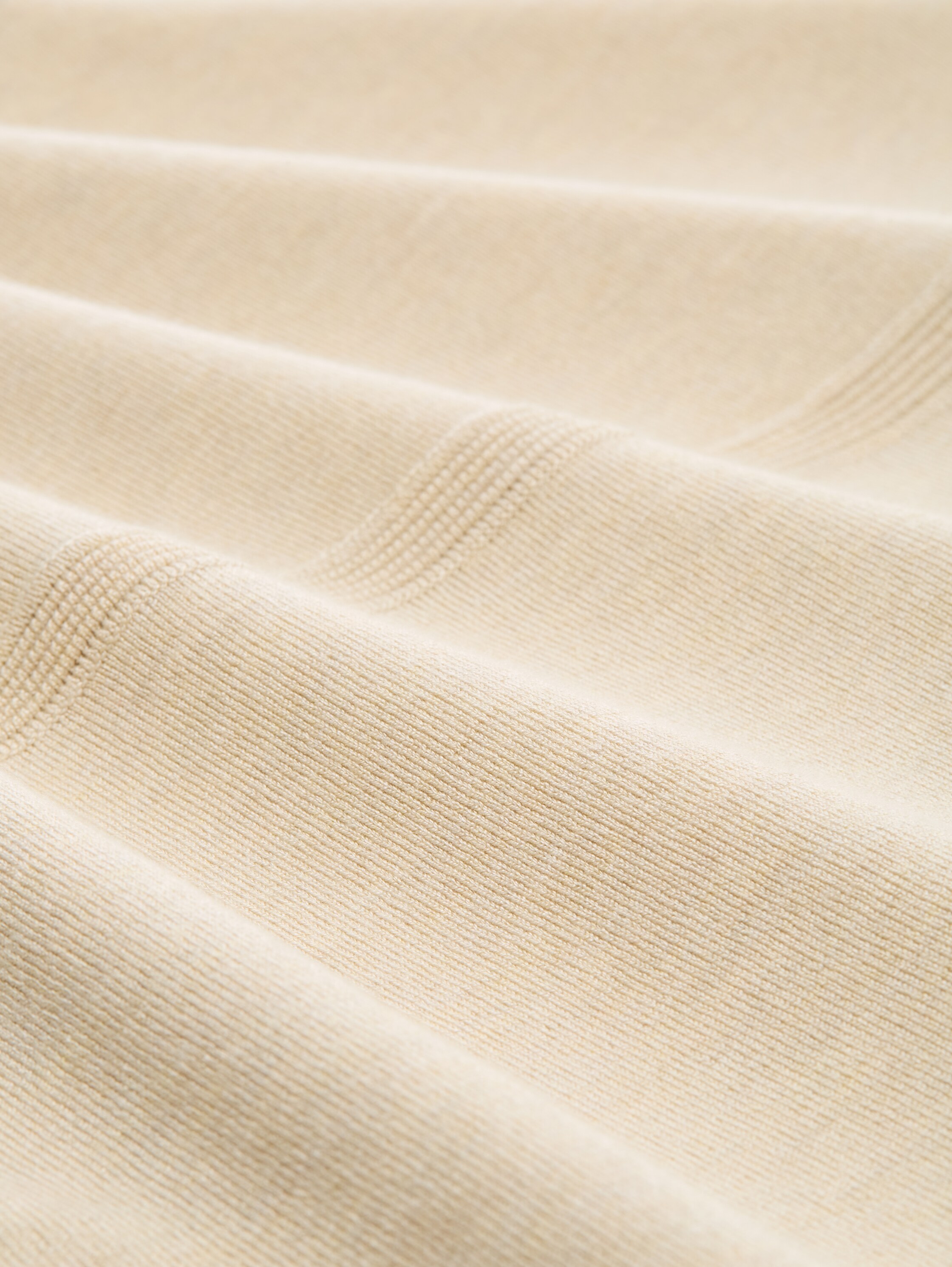 Strickpullover mit U-Boot-Ausschnitt - summer_beige_melange - 