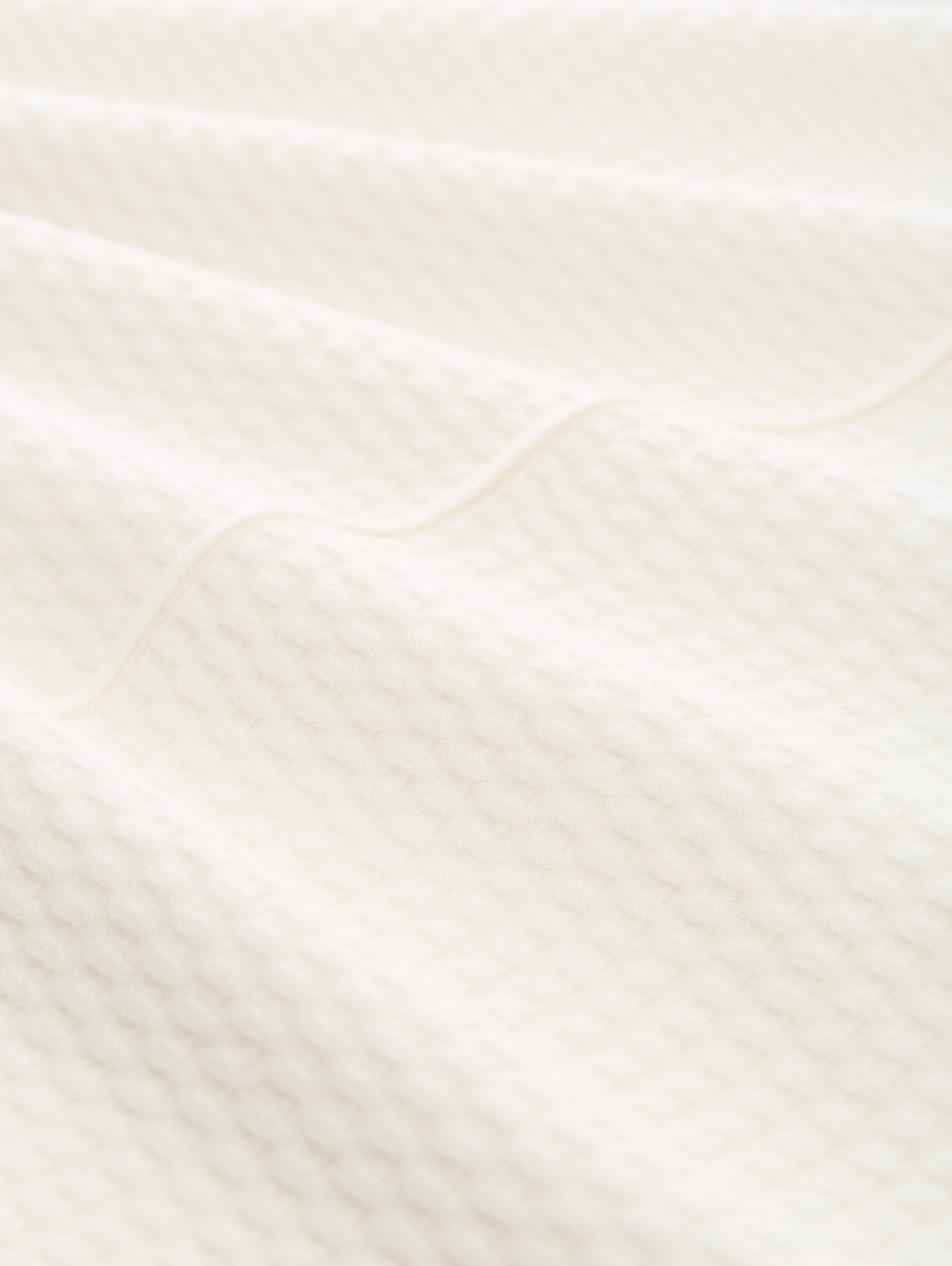 Loose Fit Strickpullover - Whisper White - Material-Ansicht