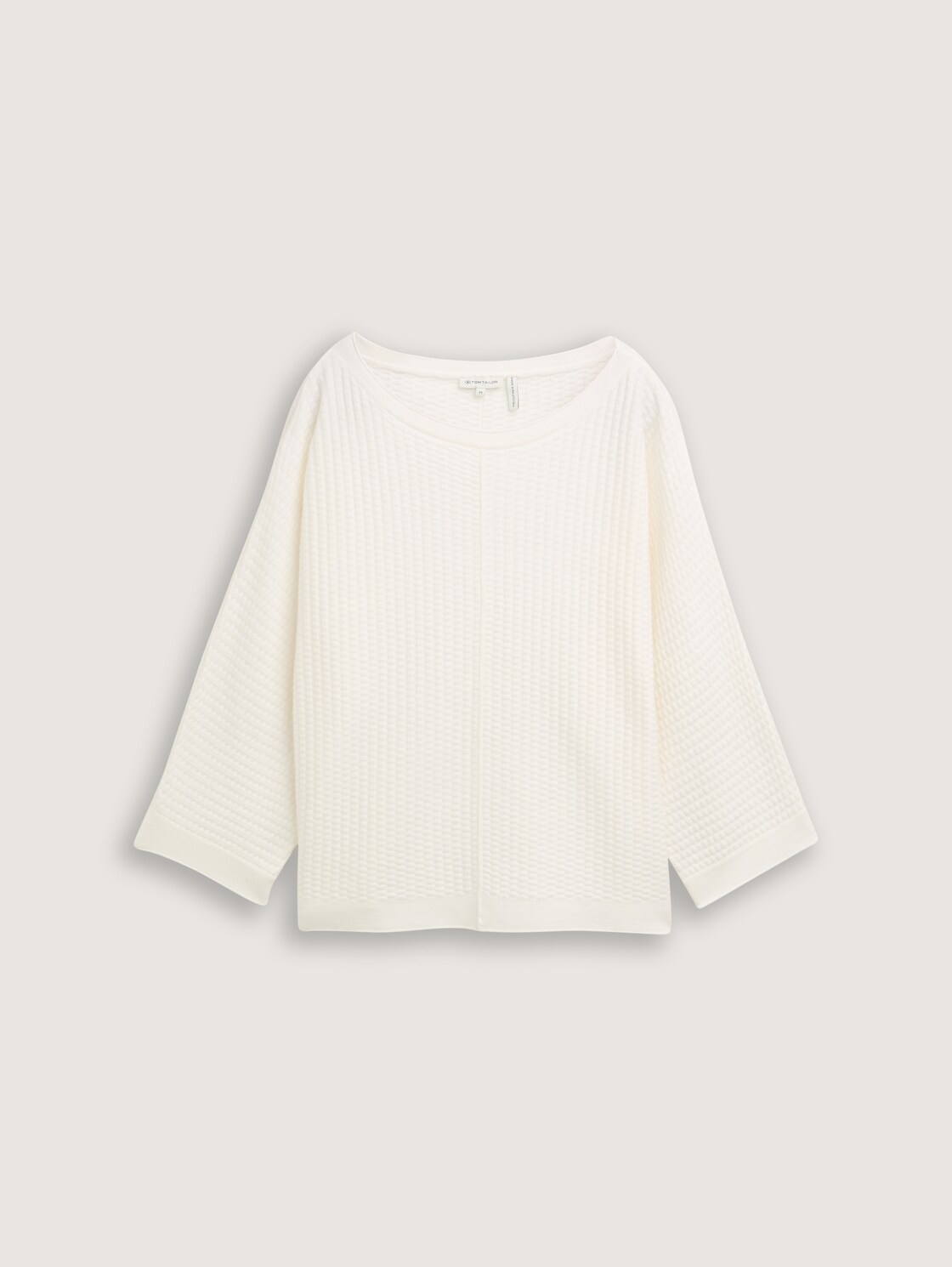Loose Fit Strickpullover - Whisper White