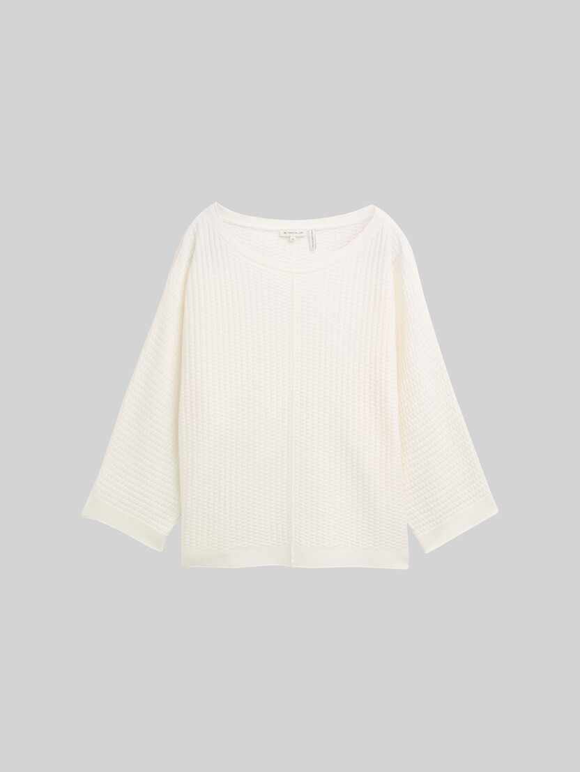 Pull en maille coupe ample par Women, Whisper White