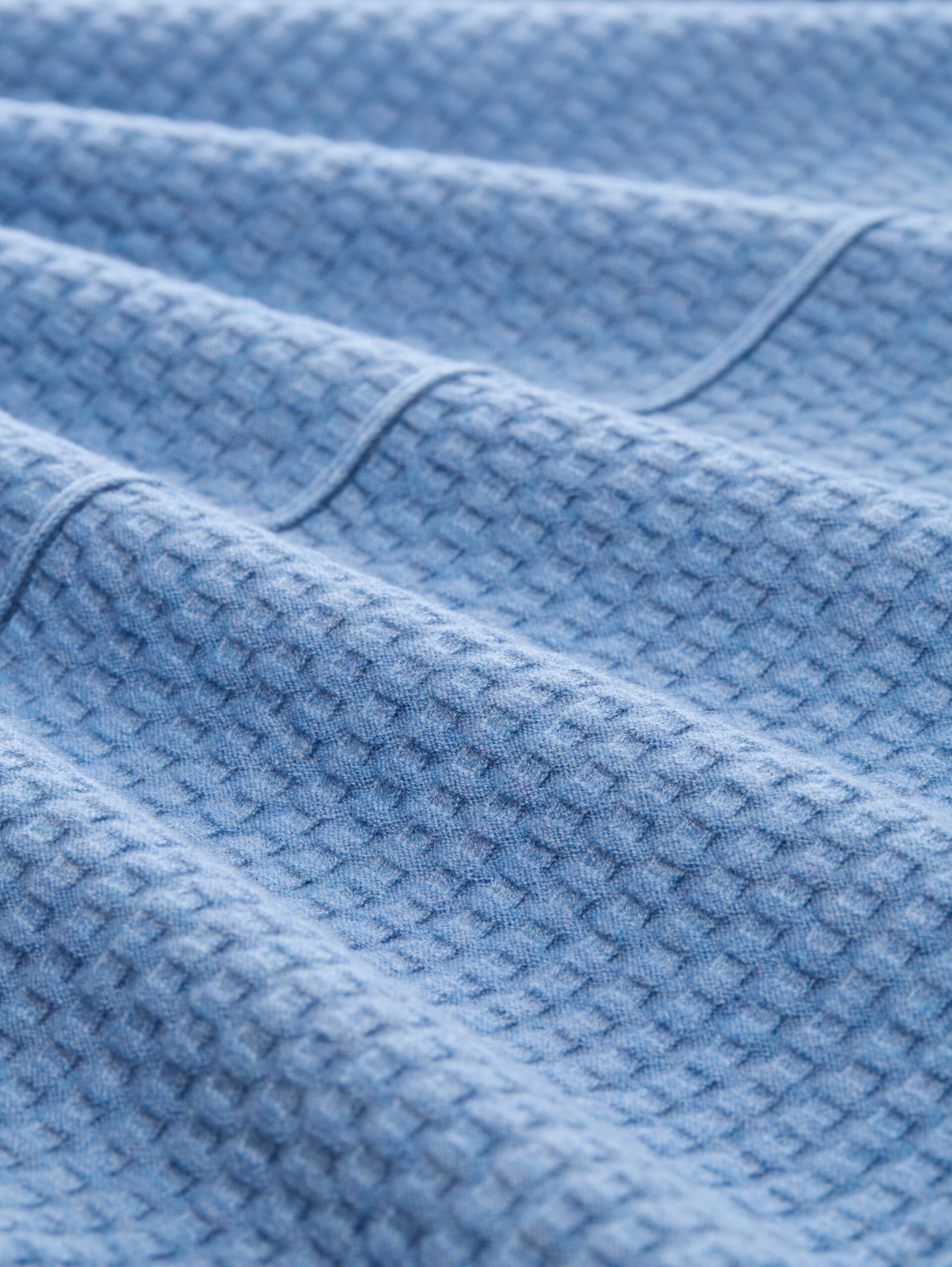 Loose Fit Strickpullover - flawless blue melange - Material-Ansicht