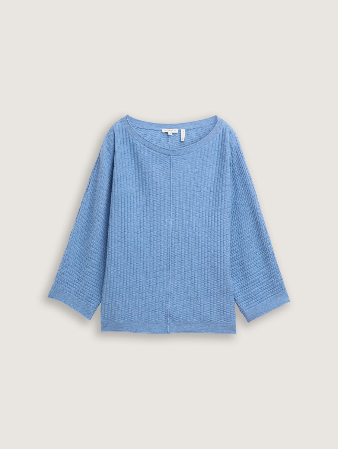 Loose Fit Strickpullover - flawless blue melange