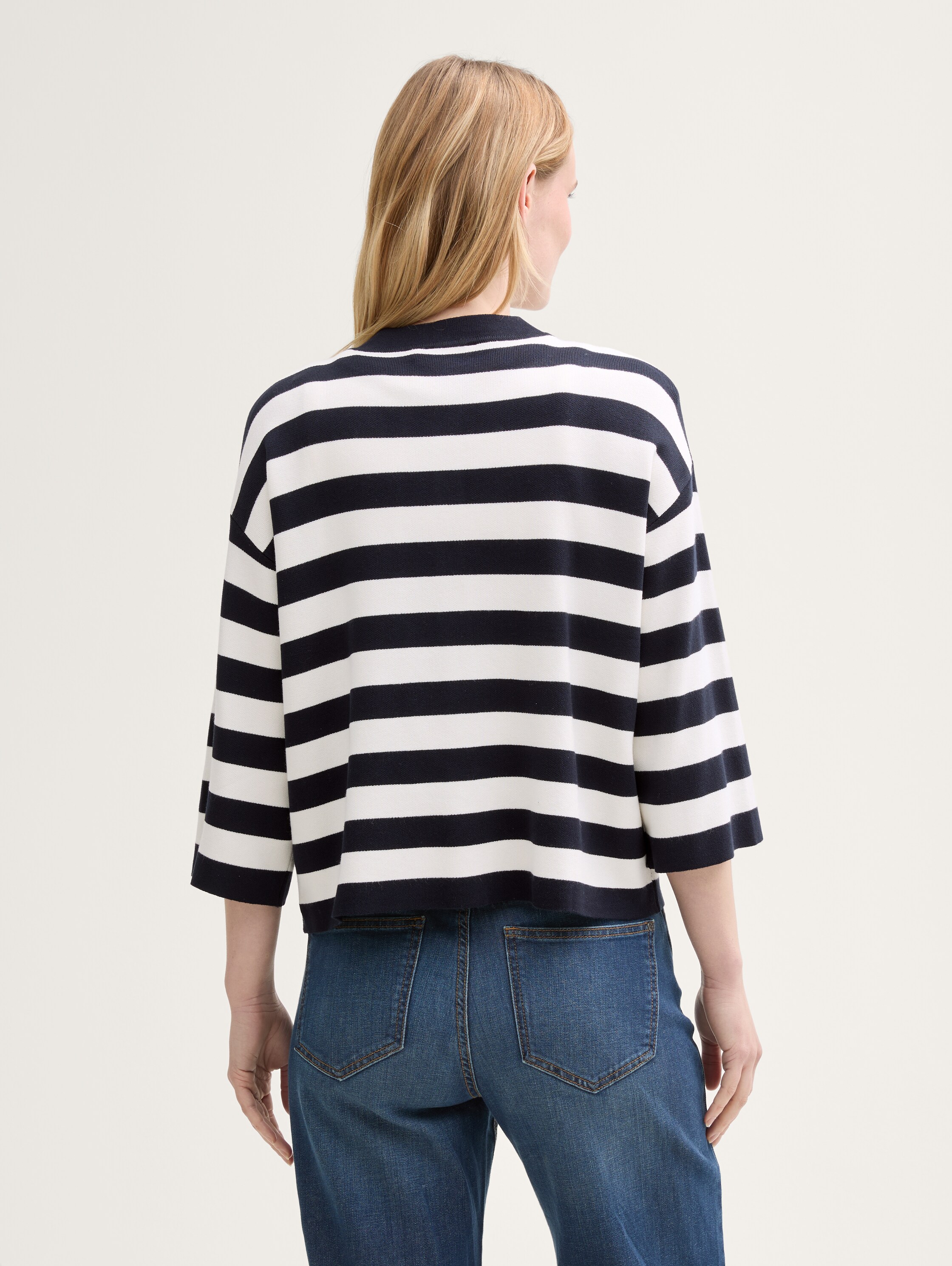 Cardigan mit Streifenmuster - 3
