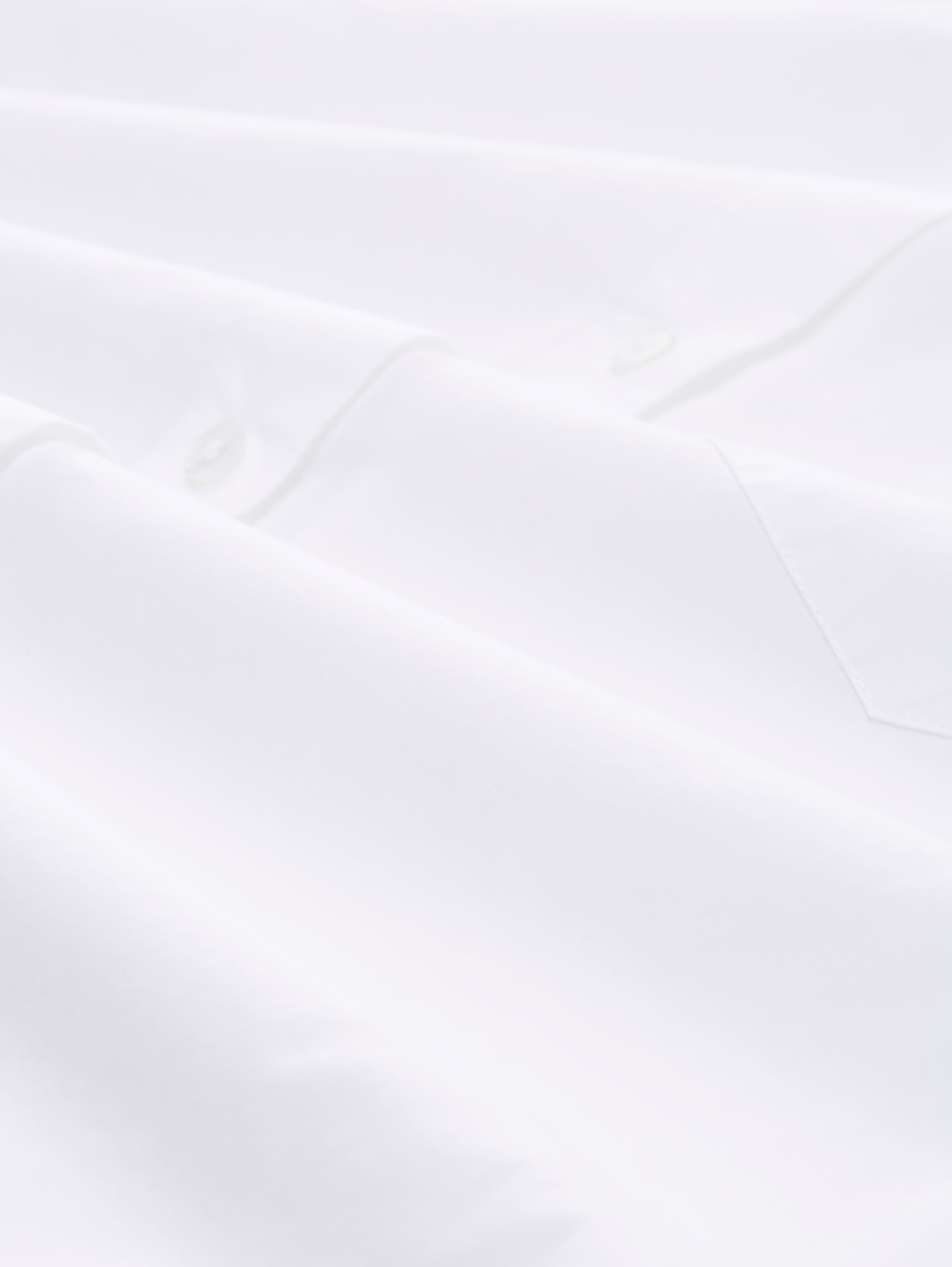 Oversize Hemdbluse mit Brusttasche - White - Material-Ansicht