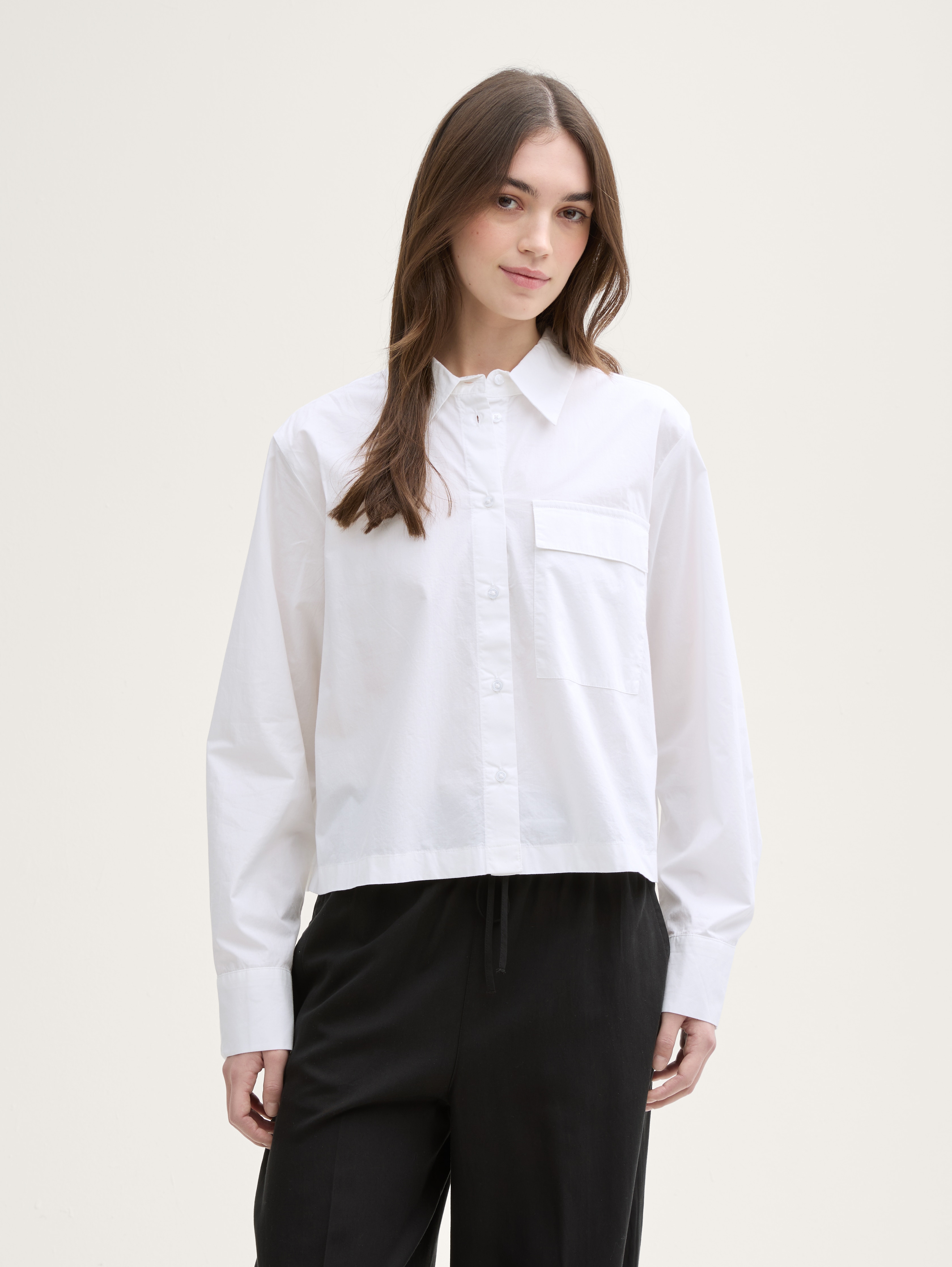 Boxy fit shirt blouse by Tom Tailor