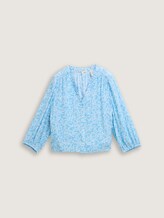 Chemisier loose fit en viscose - small flower print - Vue de face du produit