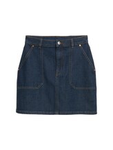 Geselecteerd, Mini jeansrok door Tom Tailor, blauw