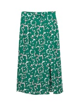 Geselecteerd, Midi-rok met splitdetail door Tom Tailor, groen