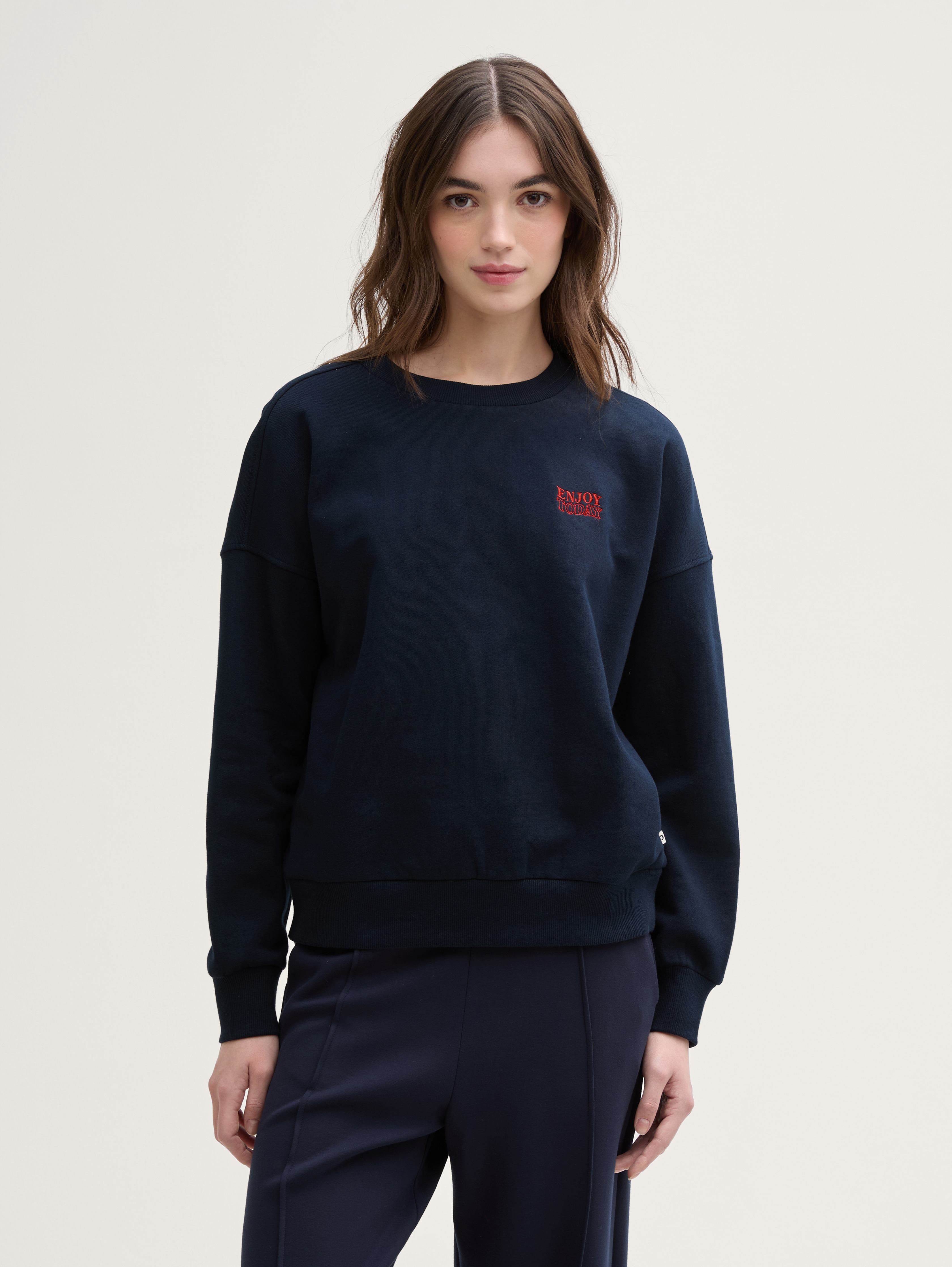 売れ筋商品|||トムテイラー パーカー・スウェットシャツ レディース アウター HOODIE - Sweatshirt - flawless blue Buy TOM TAILOR Sweats for Women online