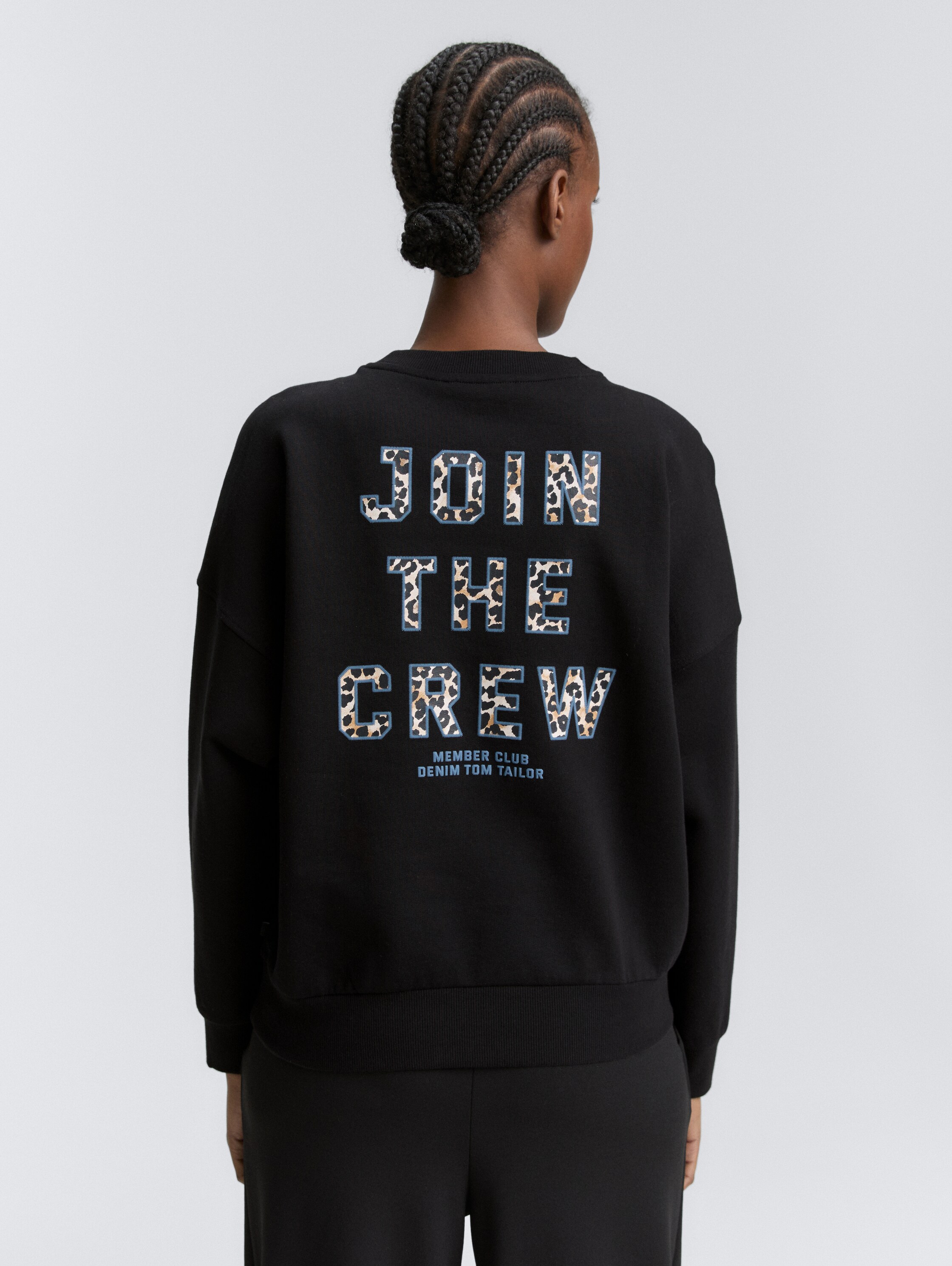 Loose Fit Sweatshirt - deep_black_1 - 