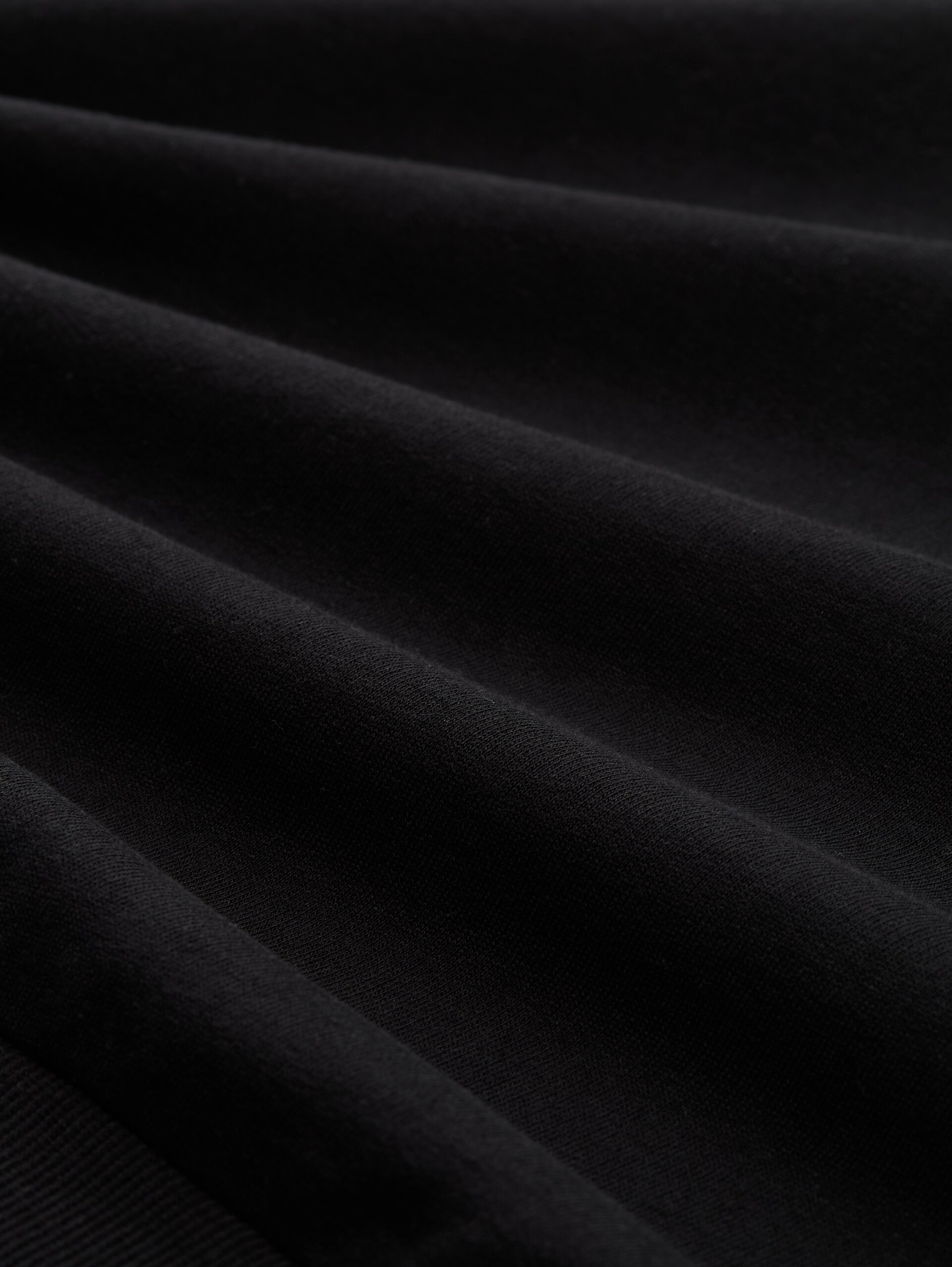 Loose Fit Sweatshirt - deep black - Material-Ansicht