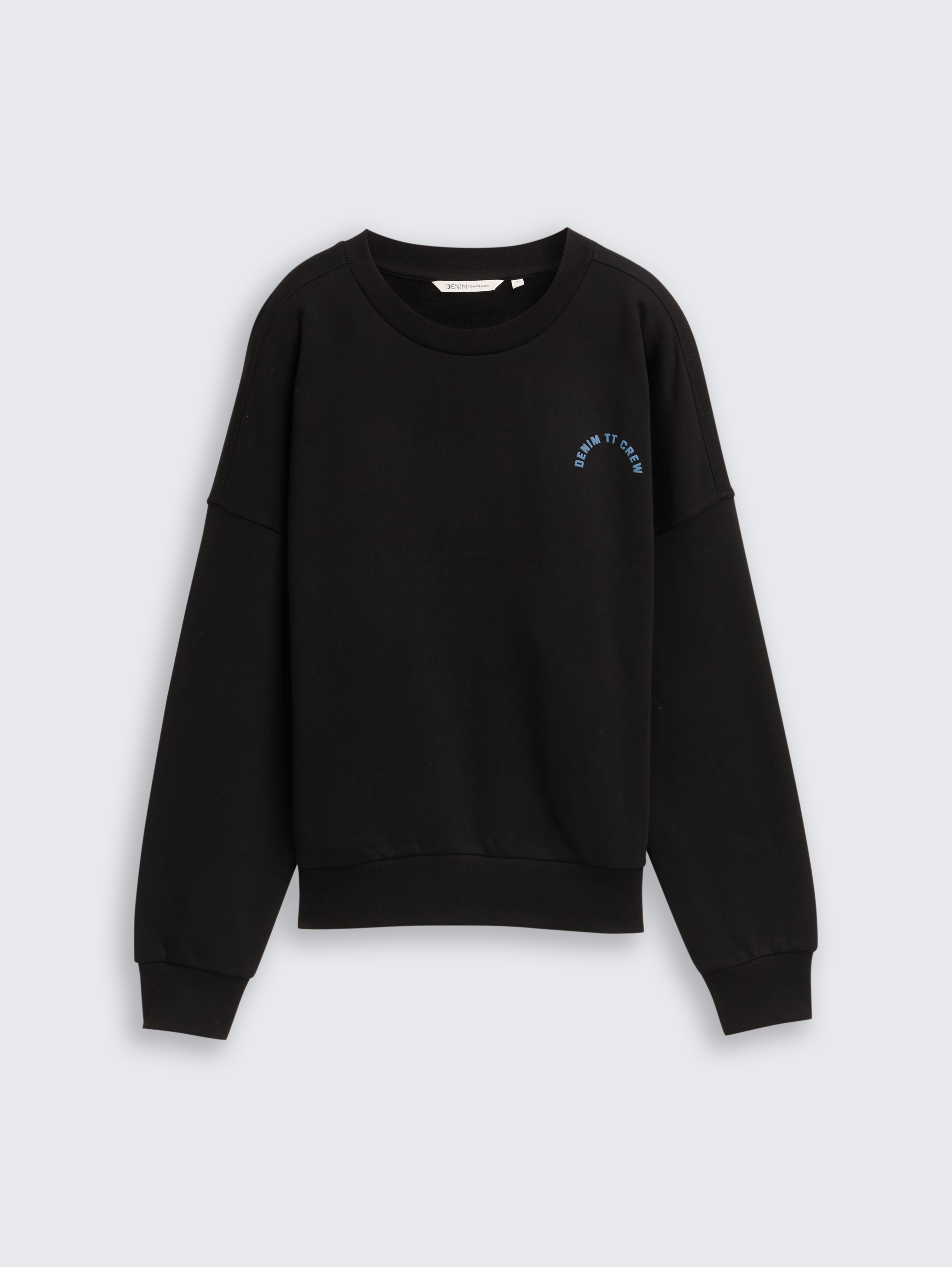 Loose Fit Sweatshirt von Denim Female, deep black