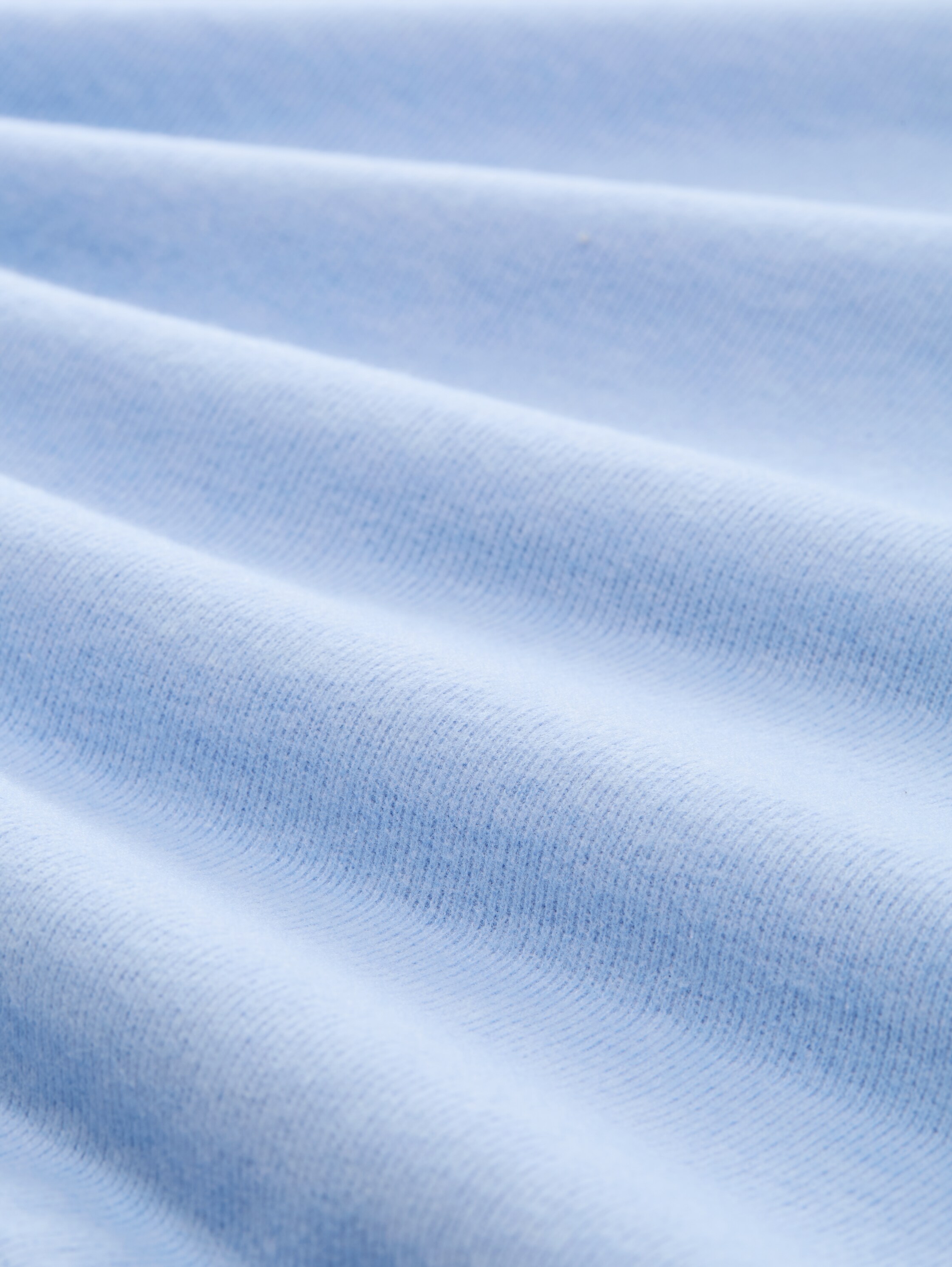 Cosy Sweatshirt mit Raffärmeln - light_blue_melange_1 - 