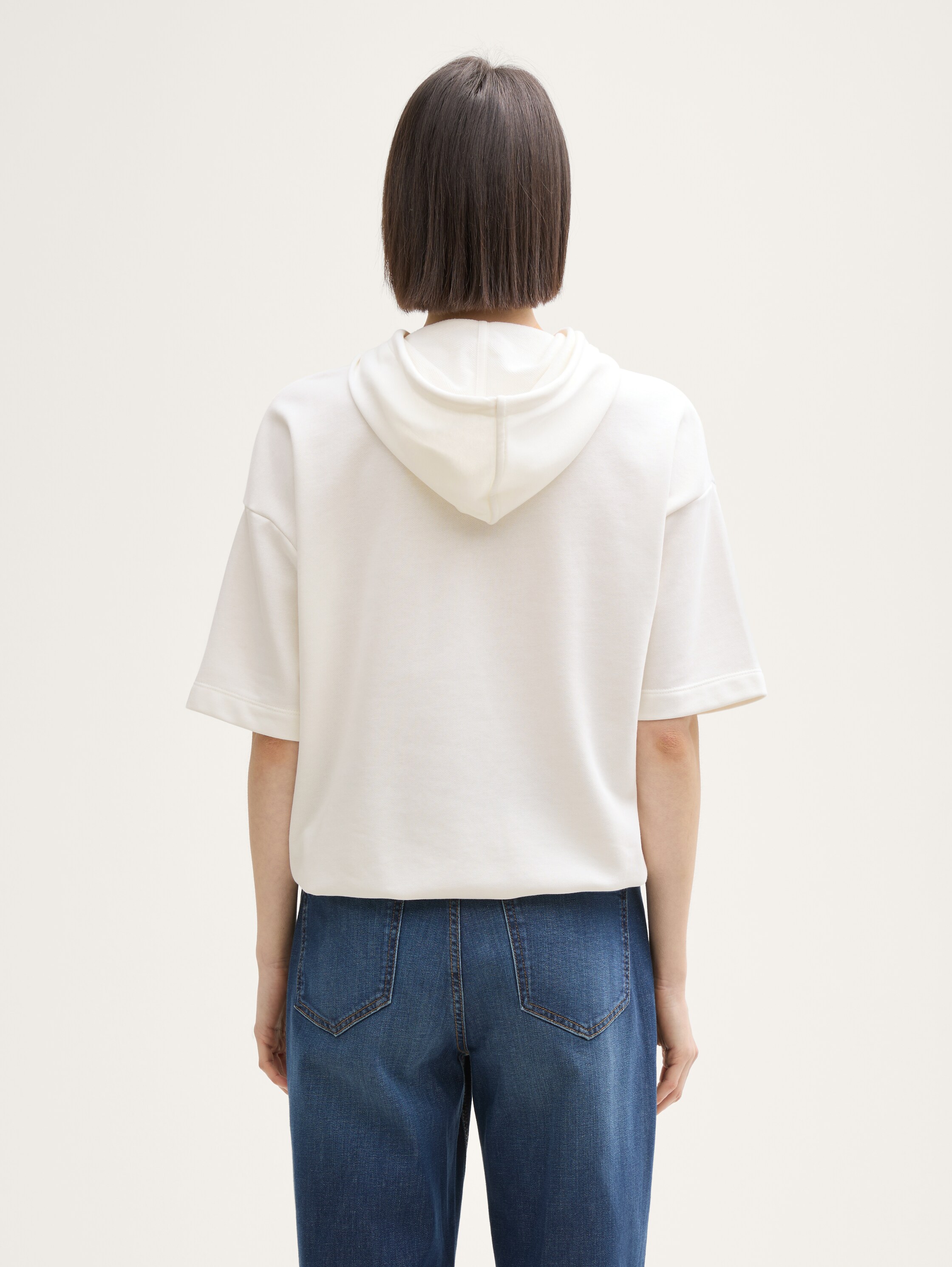 Hoodie Sweatshirt mit Print - whisper_white - 