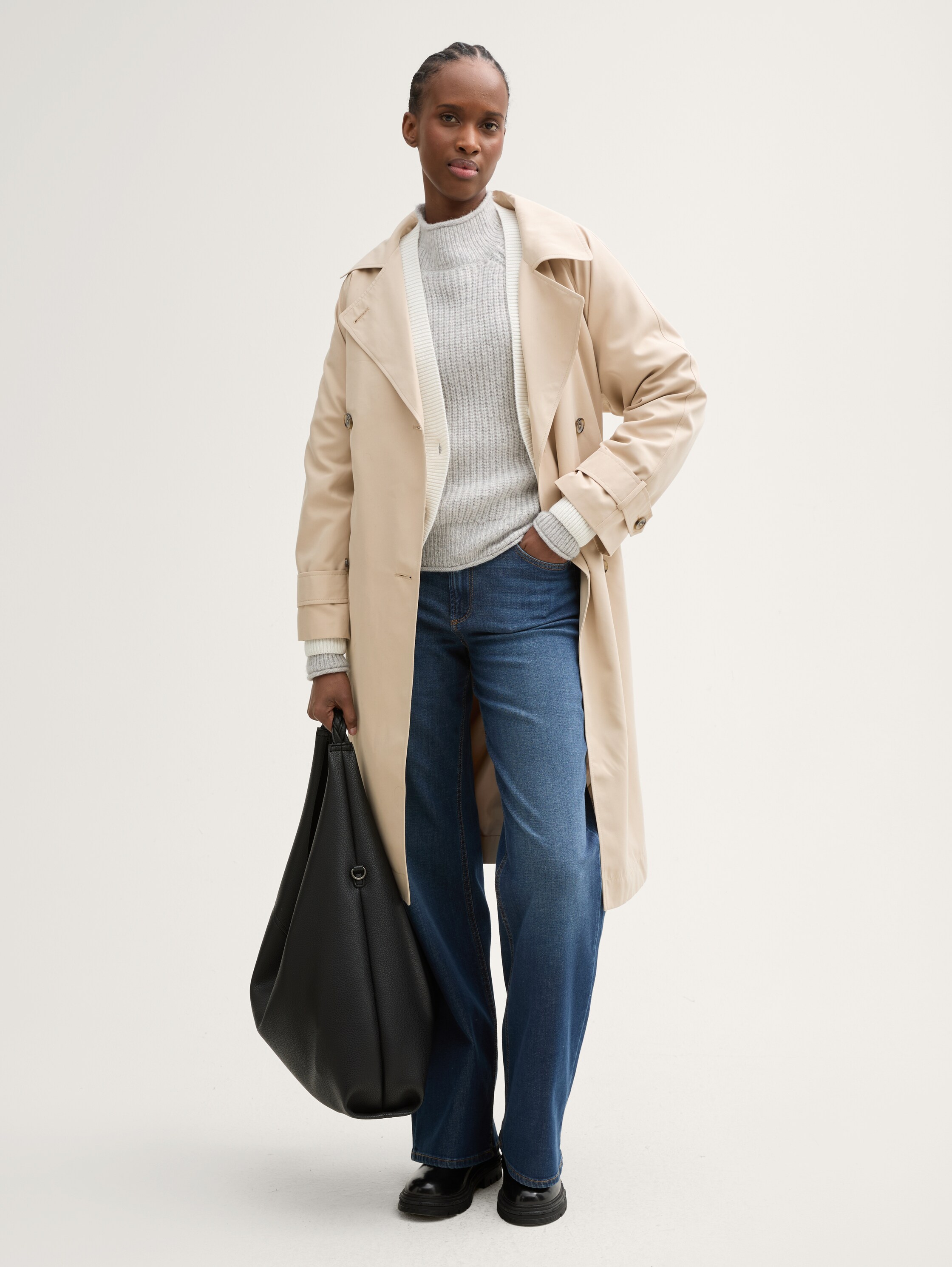 Loose Fit Trenchcoat - 1
