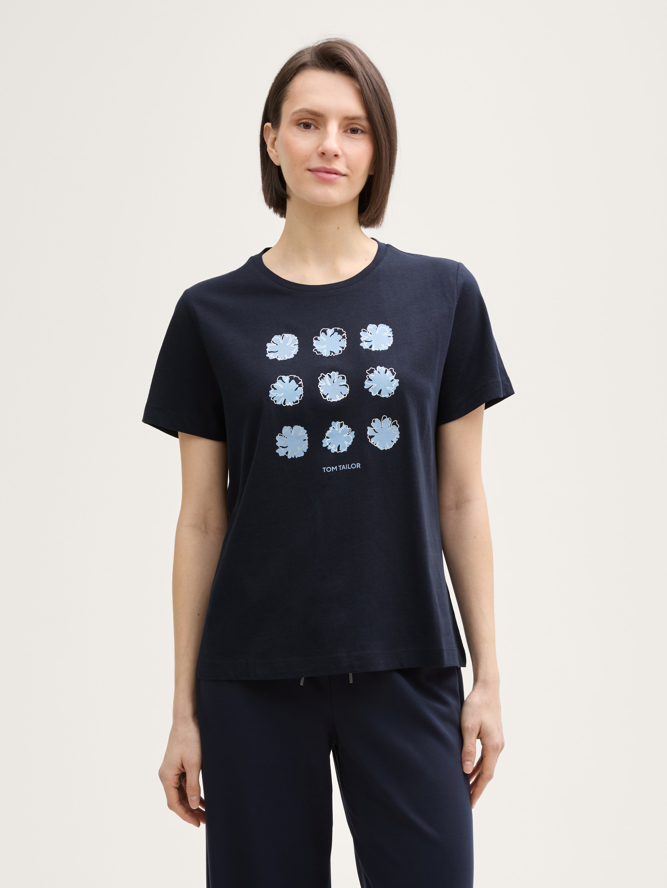 T-Shirt mit Print - 1