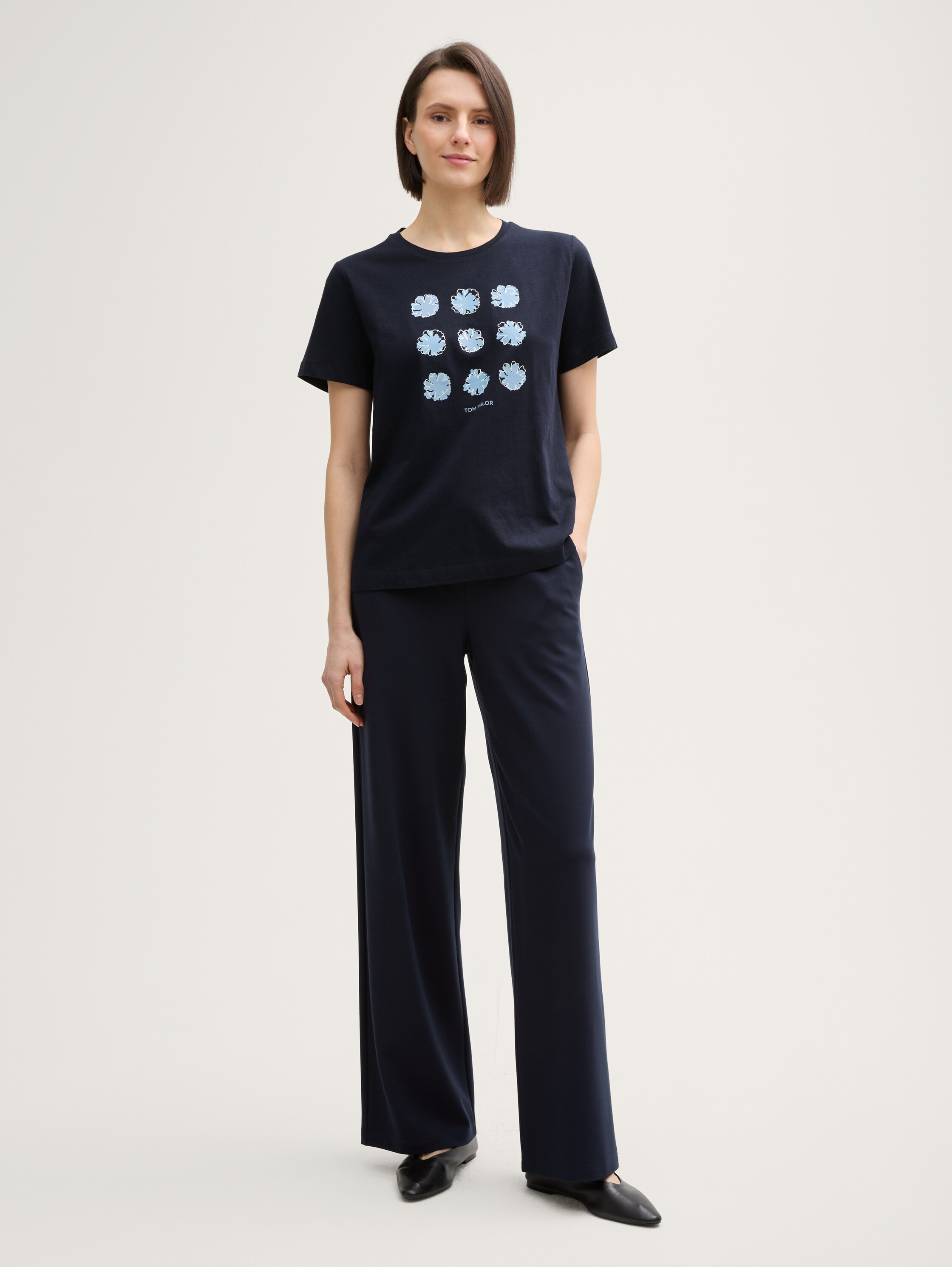 T-Shirt mit Print - 0