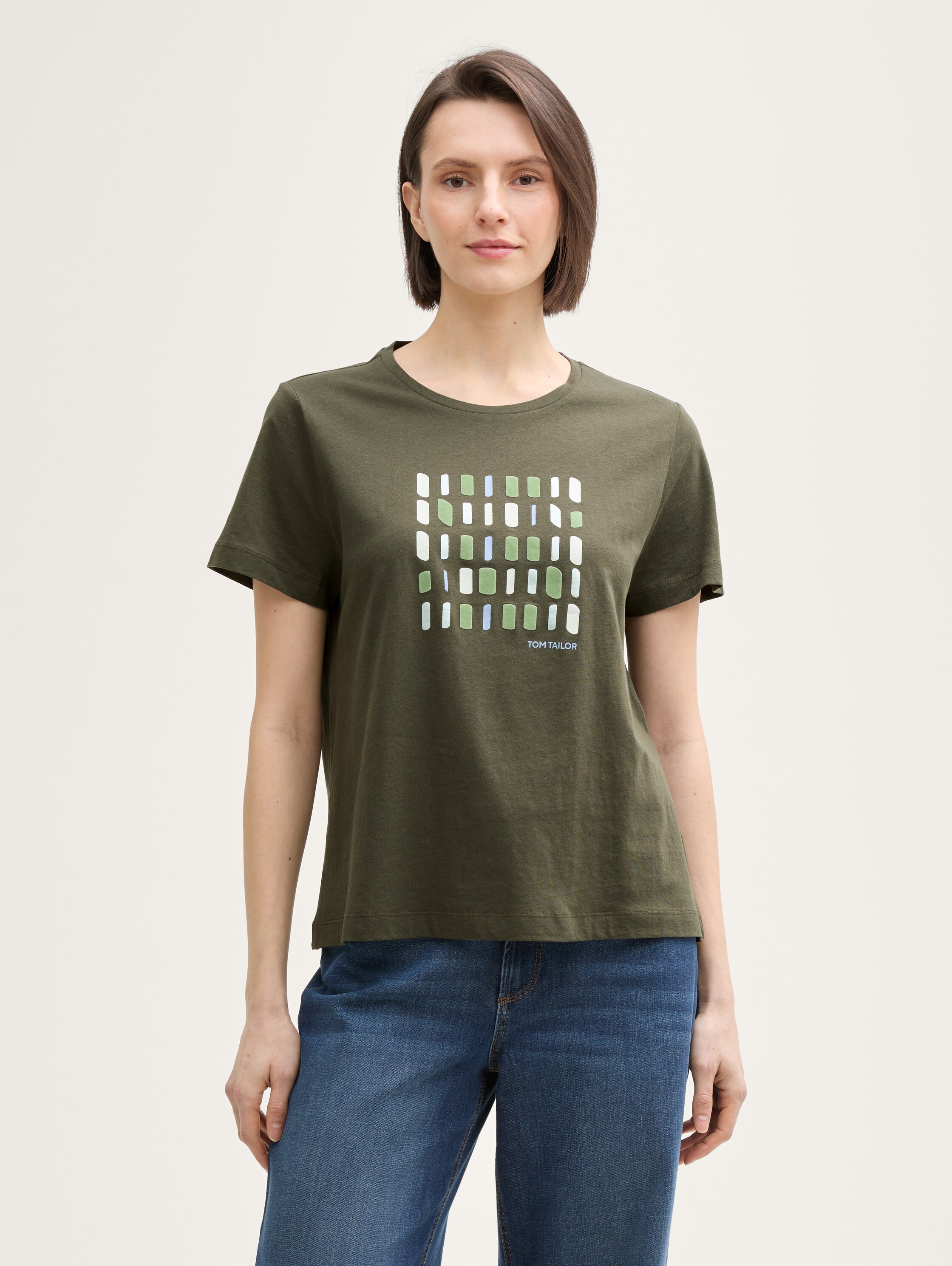 T-Shirt mit Print - 1