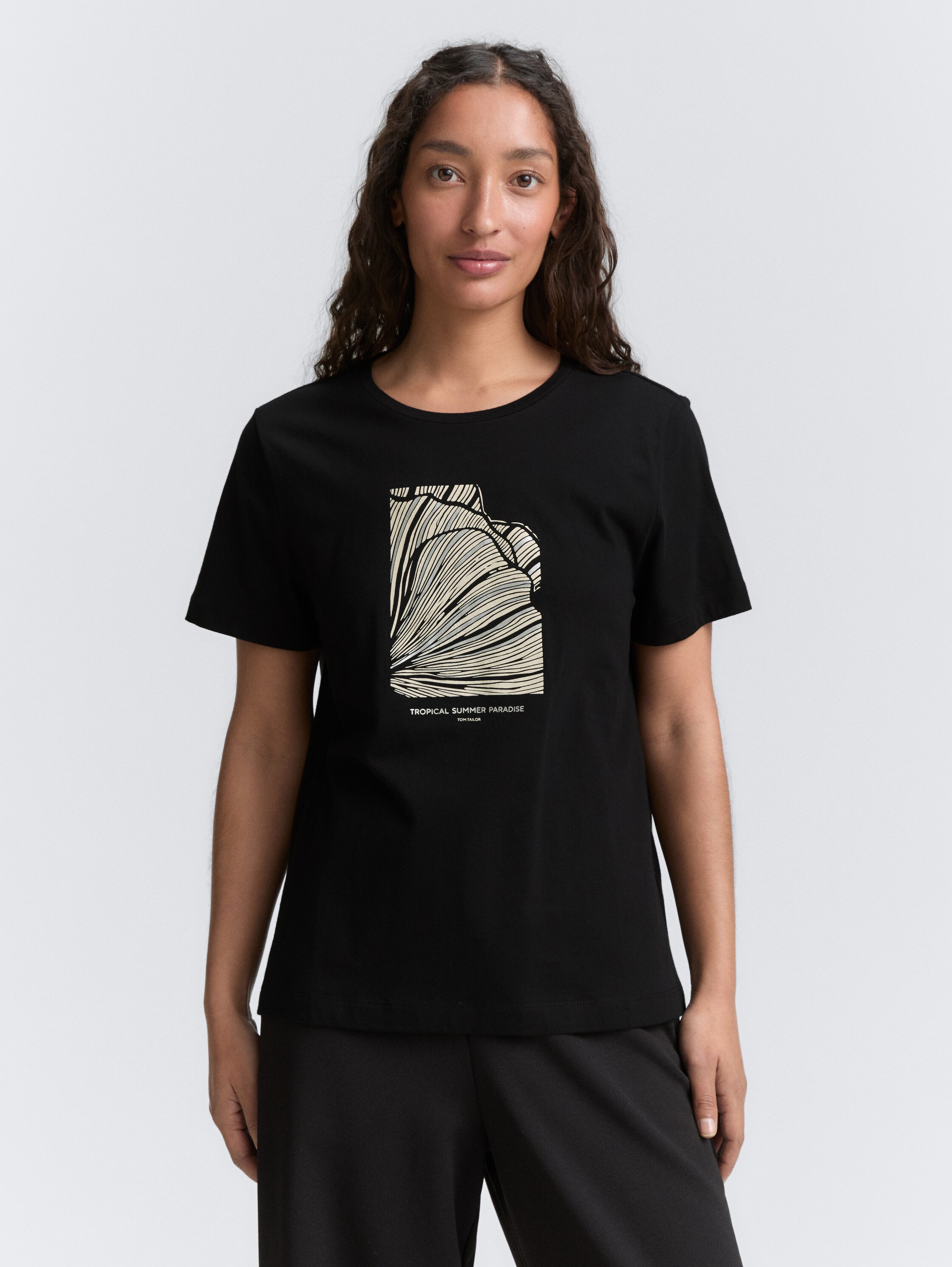 T-Shirt mit Print - 2