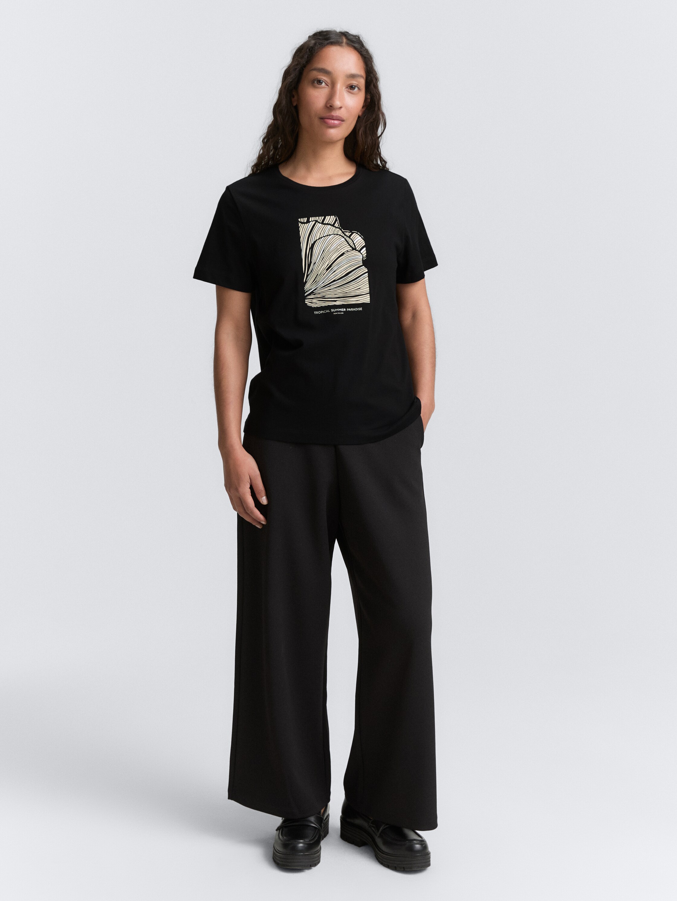 T-Shirt mit Print - 1
