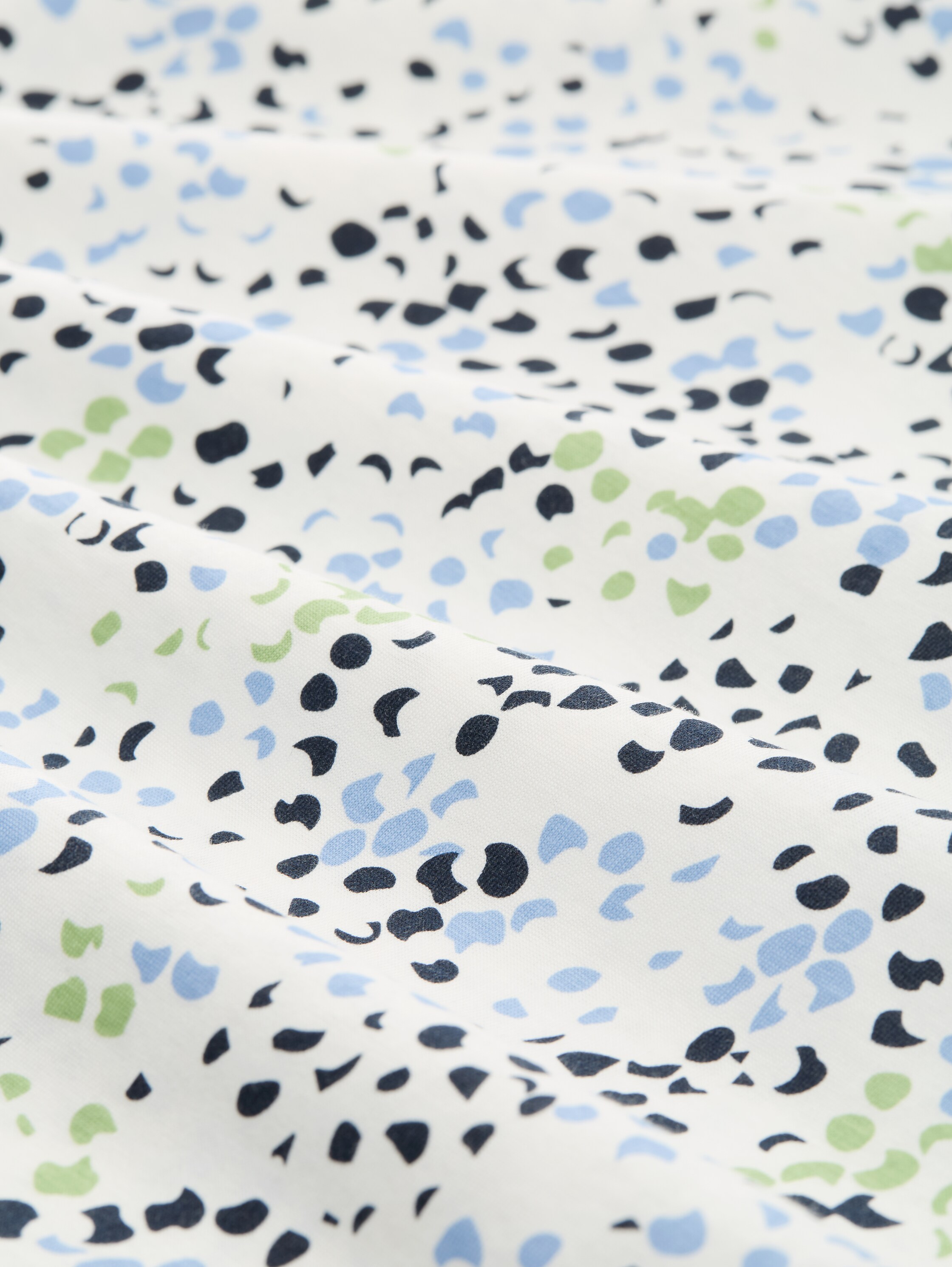 T-Shirt mit Print - multicolor_white_dot_structure - 