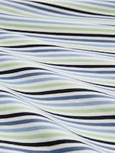Shirt met lange mouwen en streeppatroon - blue green regular stripe - Materiaalweergave