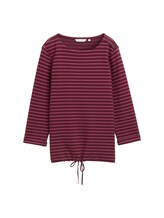 Nicht ausgewählt, Langarmshirt mit Knopf-Details von , rot