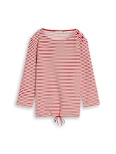 Selected, Long-sleeved top with button details by Tom Tailor, red