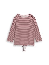 Geselecteerd, Shirt met lange mouwen en knoopdetails door Tom Tailor, rood