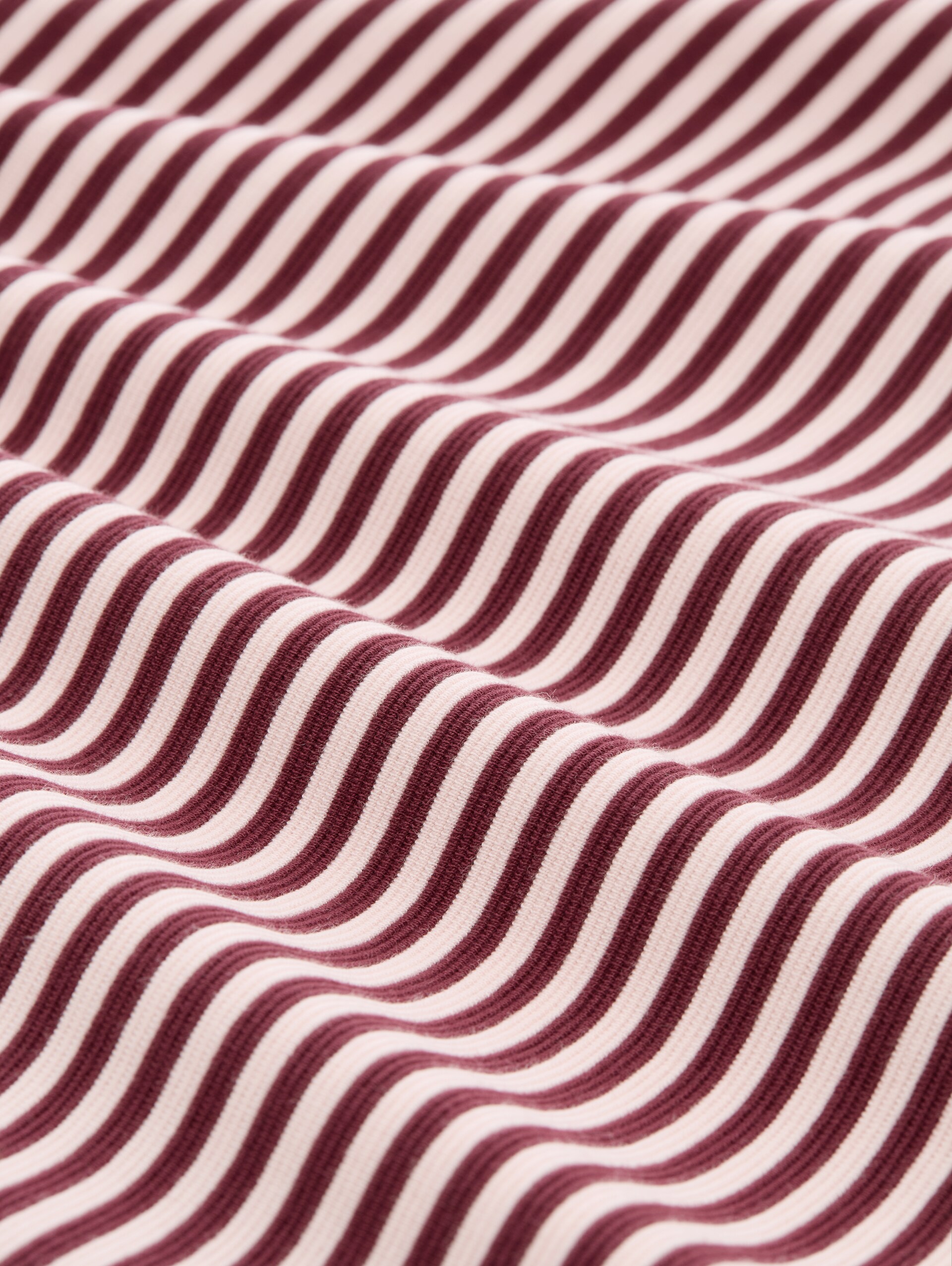 Shirt met lange mouwen en knoopdetails - light pink preppy plum stripe - Materiaalweergave