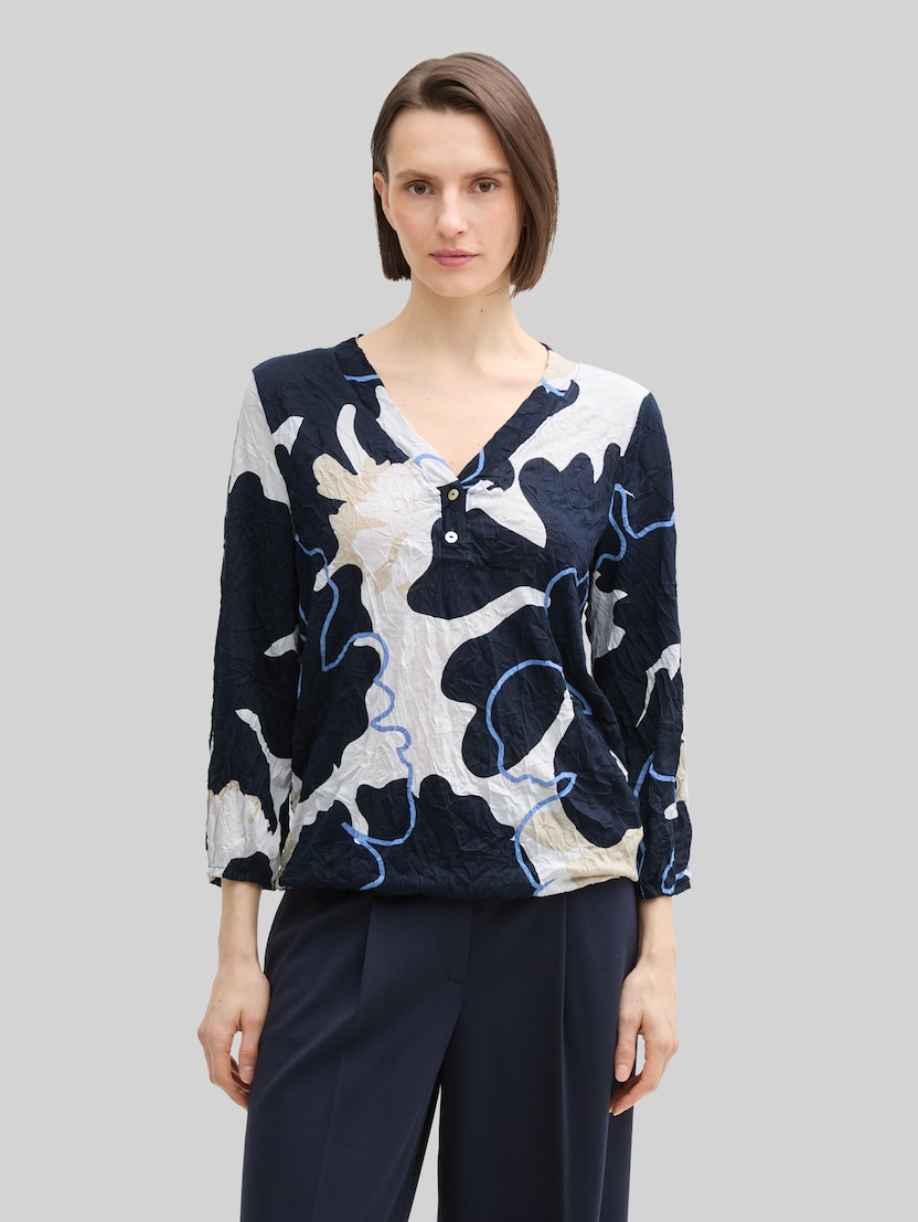 Crinkle Blusenshirt von Women, big floral shapes design