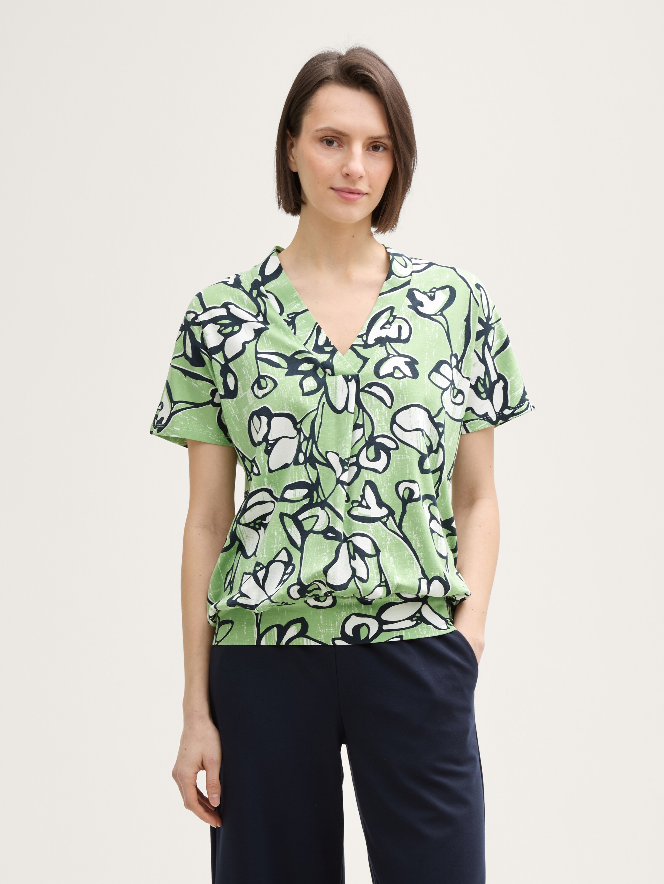 T-shirt met patroon - fresh_spring_floral_design - 
