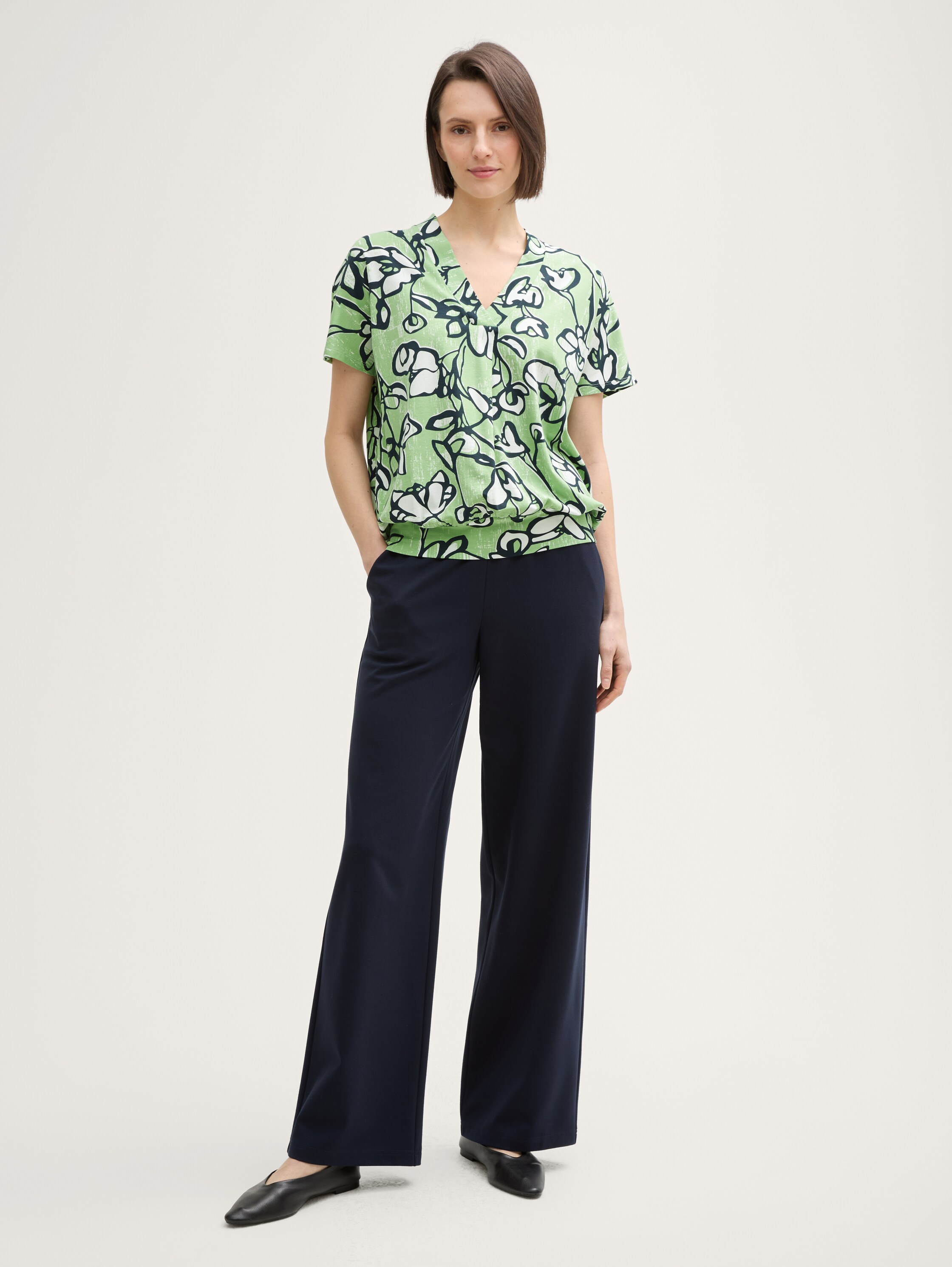 T-shirt met patroon - fresh_spring_floral_design - 