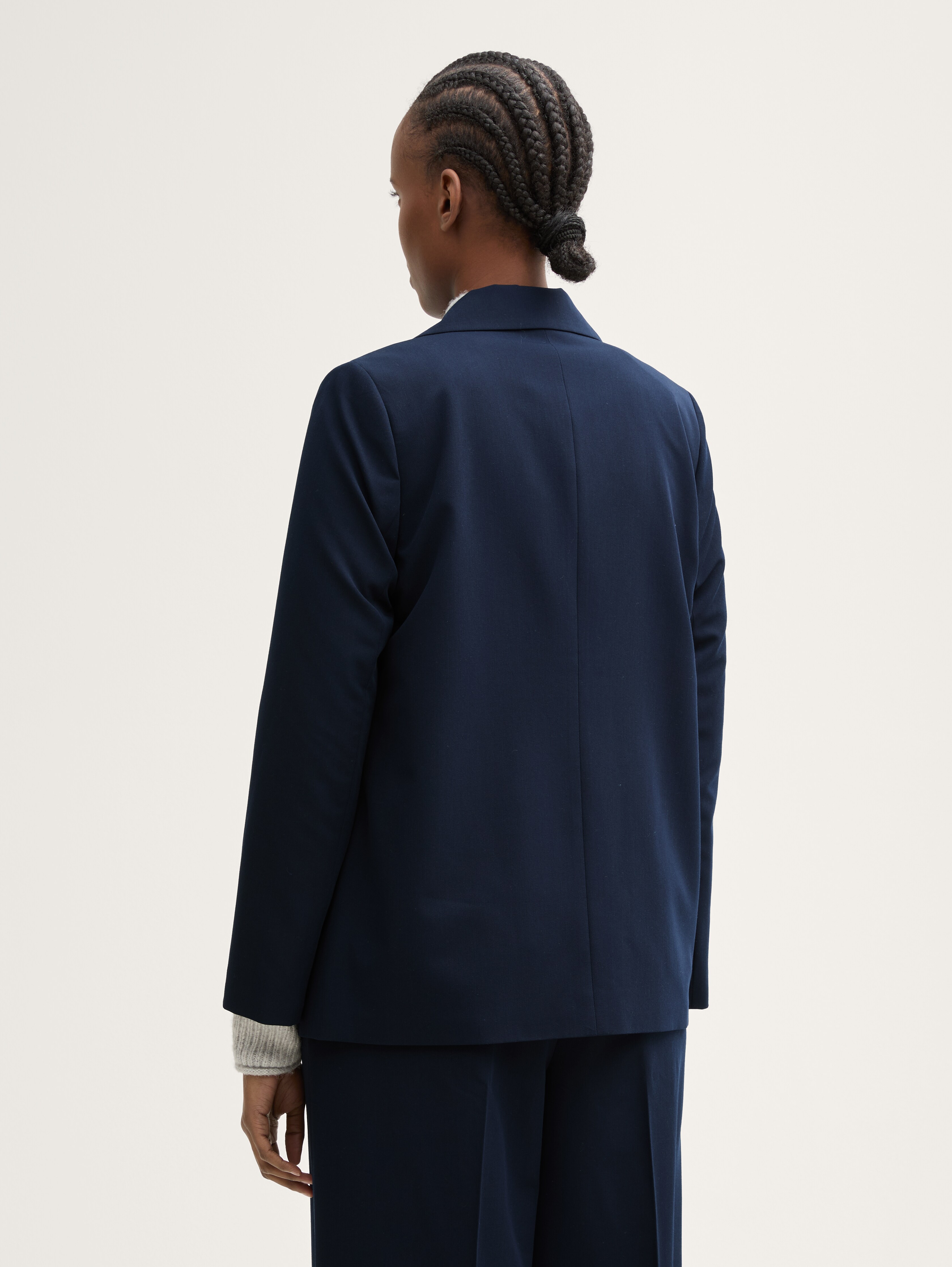 Blazer Femme Tom Tailor - Coupe Normale, Longueur Dos 61 Cm (taille M), Poches Plaquées, Matière Douce - 2