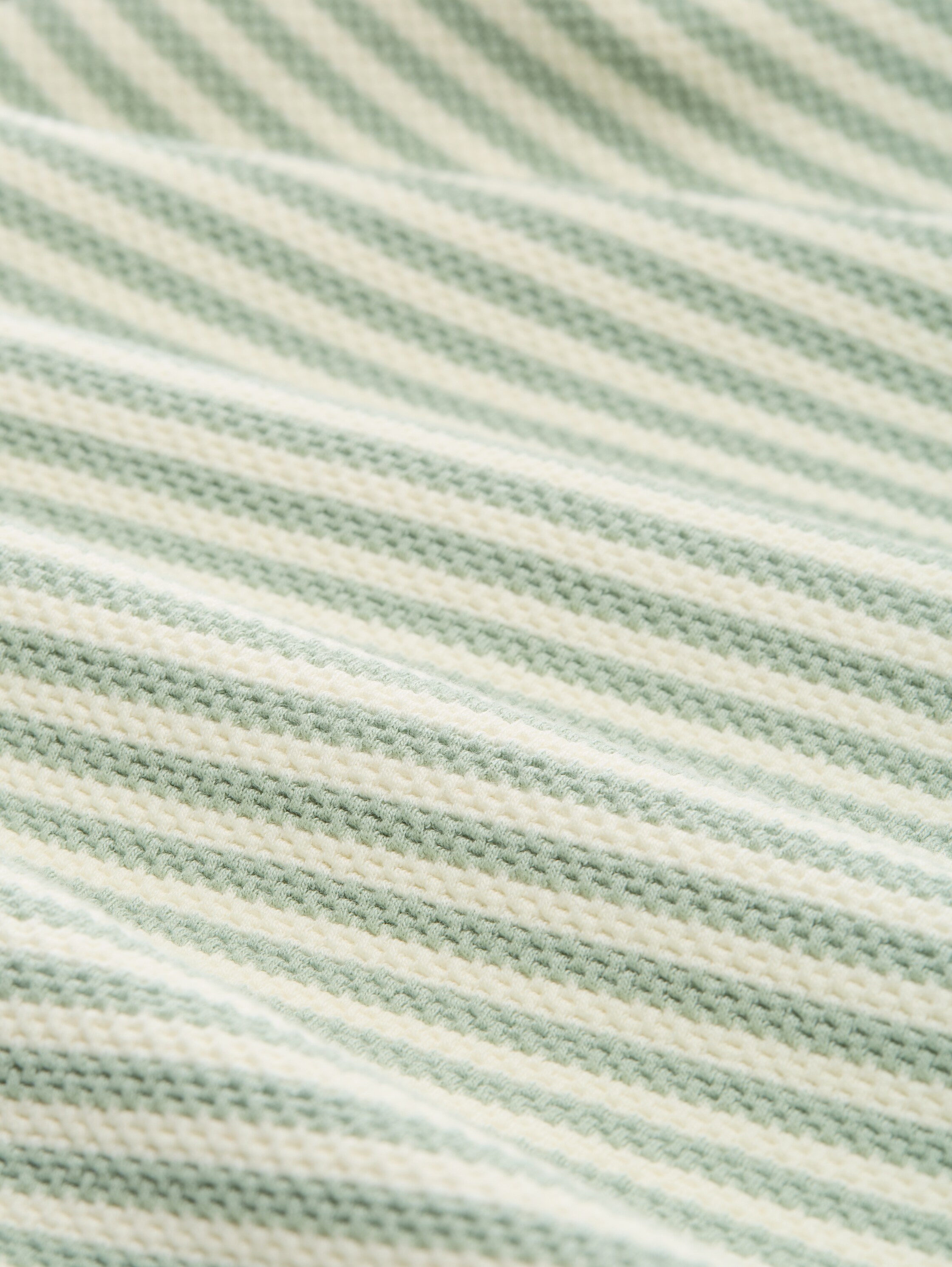 Jacke mit Streifenmuster - fresh_mint_green_beige_stripe - 