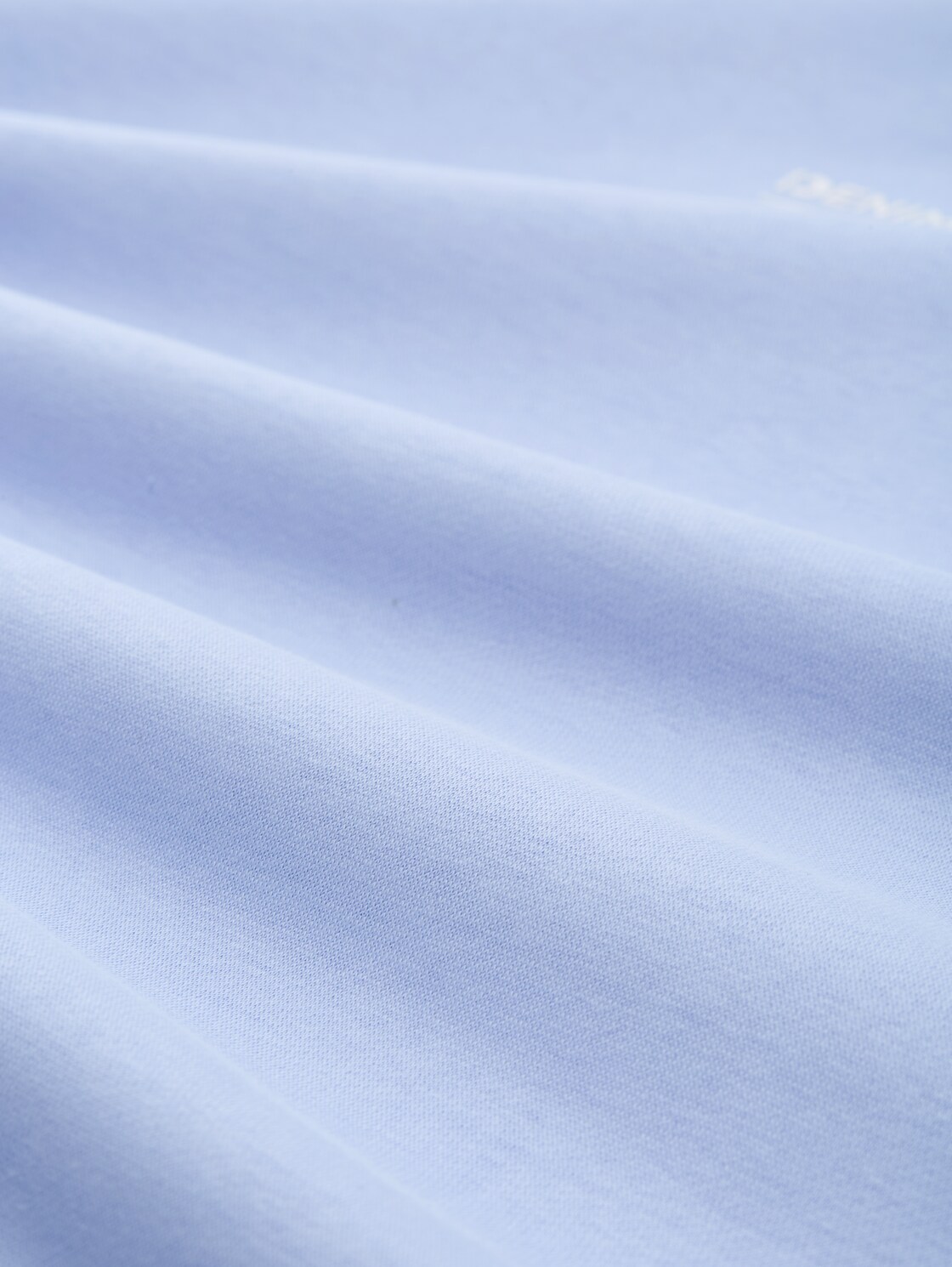 Relaxed sweatshirt with logo print - Brunnera Blue - Material view