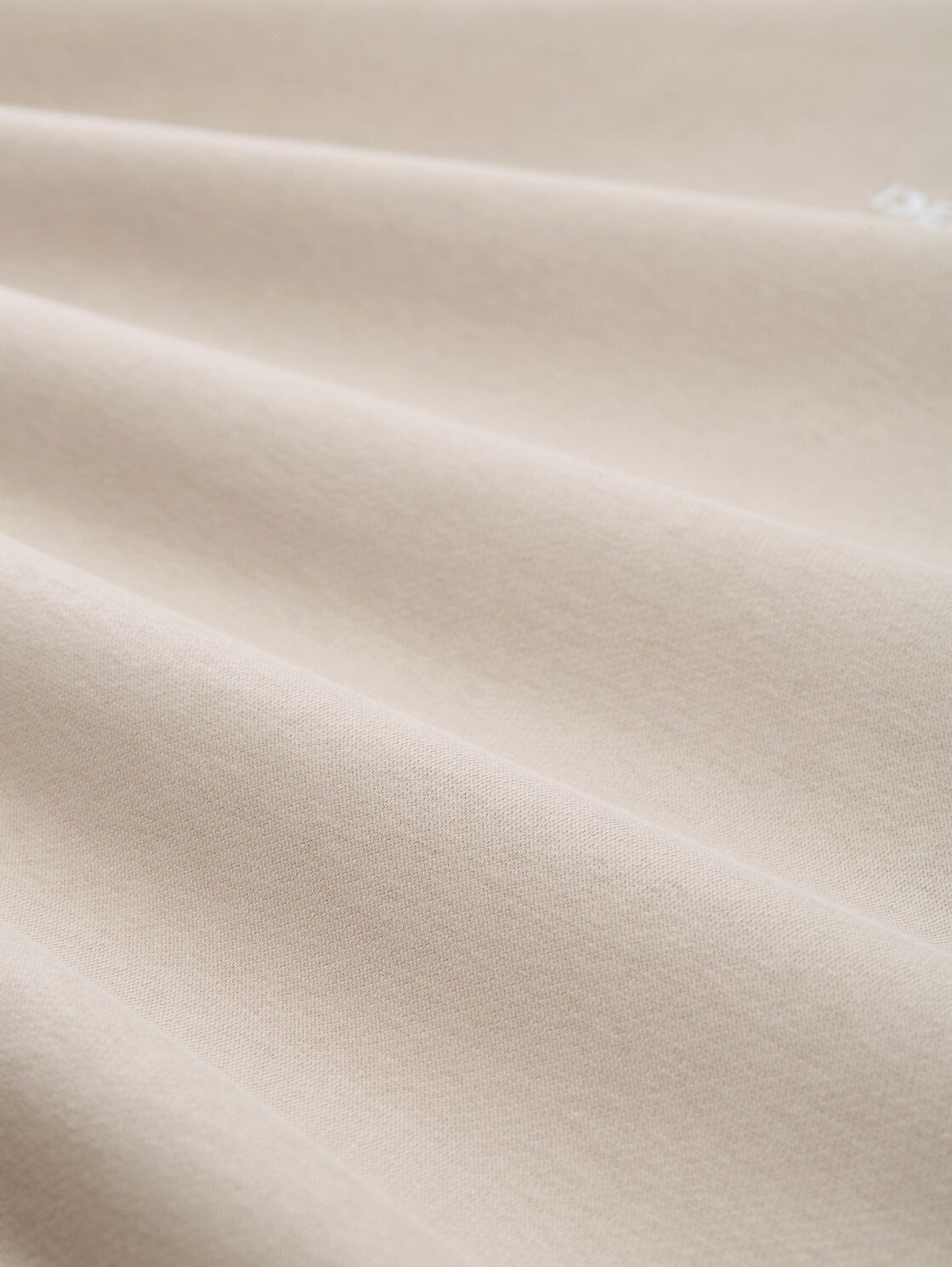 Relaxed Sweatshirt mit Logo-Print - light dove grey - Material-Ansicht