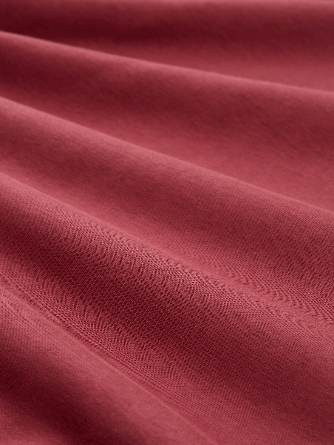 Relaxed Sweatshirt mit Logo-Print - burnt russet - Material-Ansicht