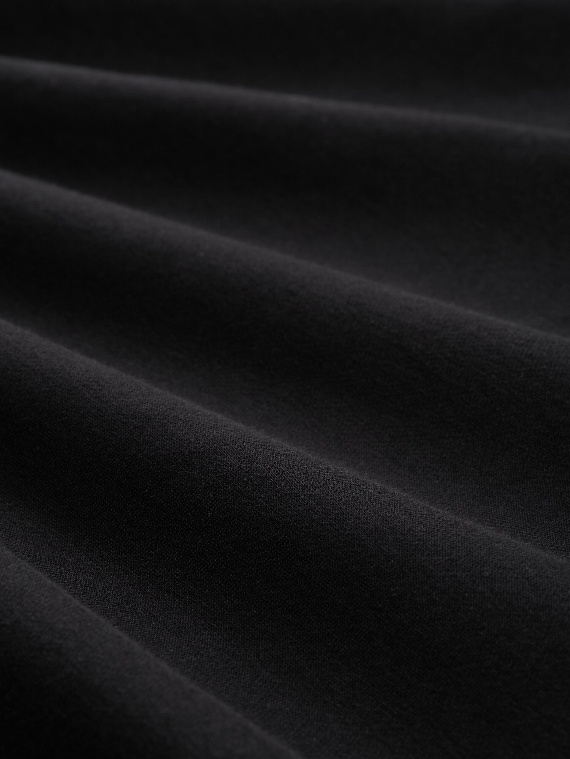 Relaxed Sweatshirt mit Logo-Print - Black - Material-Ansicht