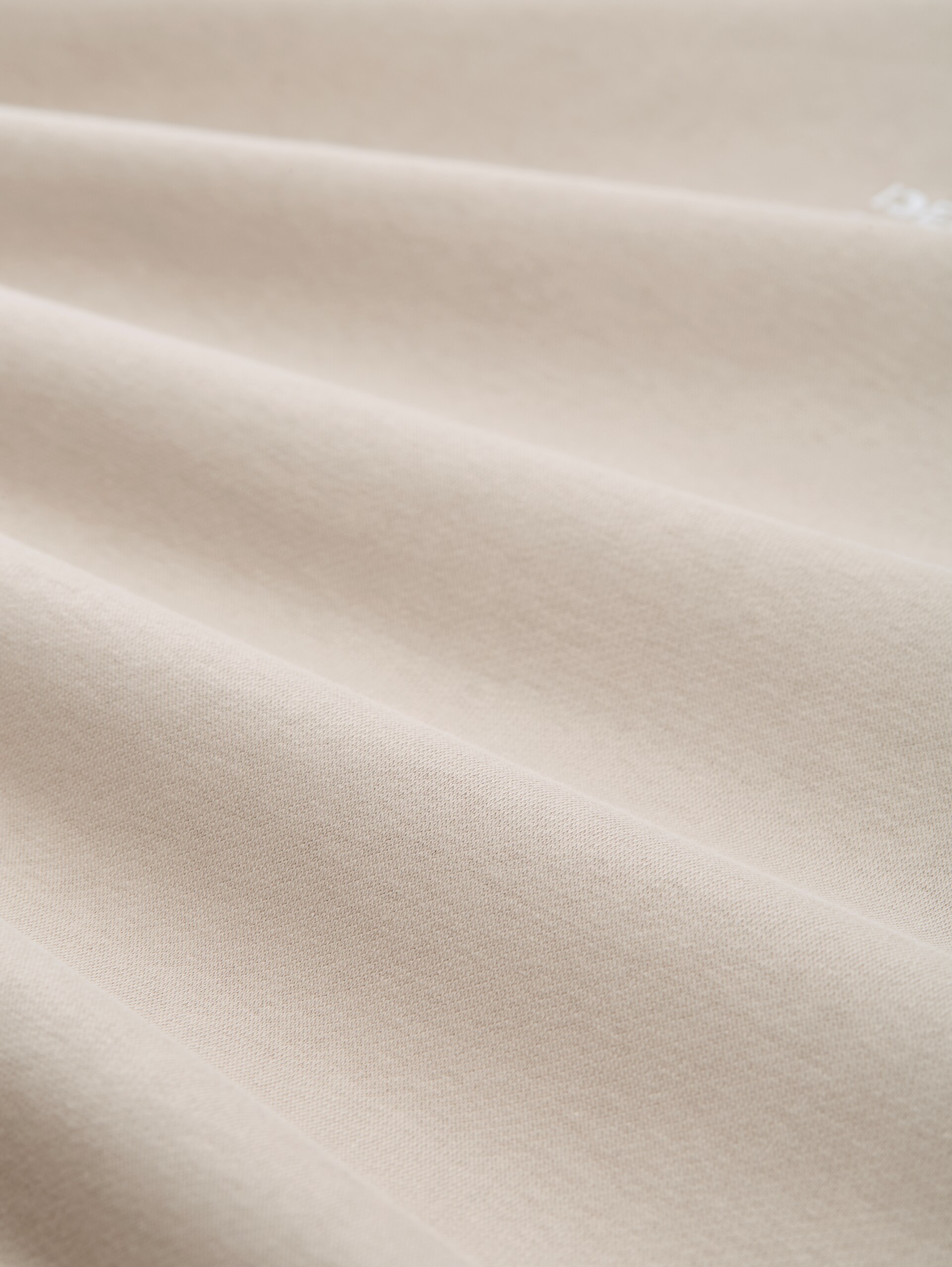 Relaxed Hoodie Sweatshirt mit Logo-Print - light dove grey - Material-Ansicht