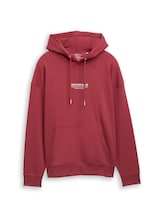 Nicht ausgewählt, Relaxed Hoodie Sweatshirt mit Logo-Print von , rot