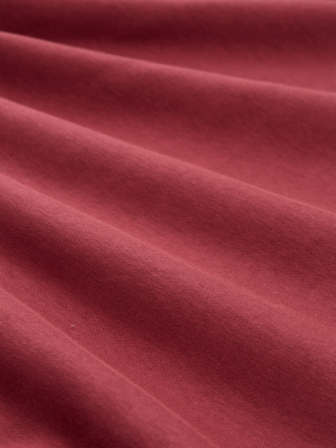 Relaxed Hoodie Sweatshirt mit Logo-Print - burnt russet - Material-Ansicht