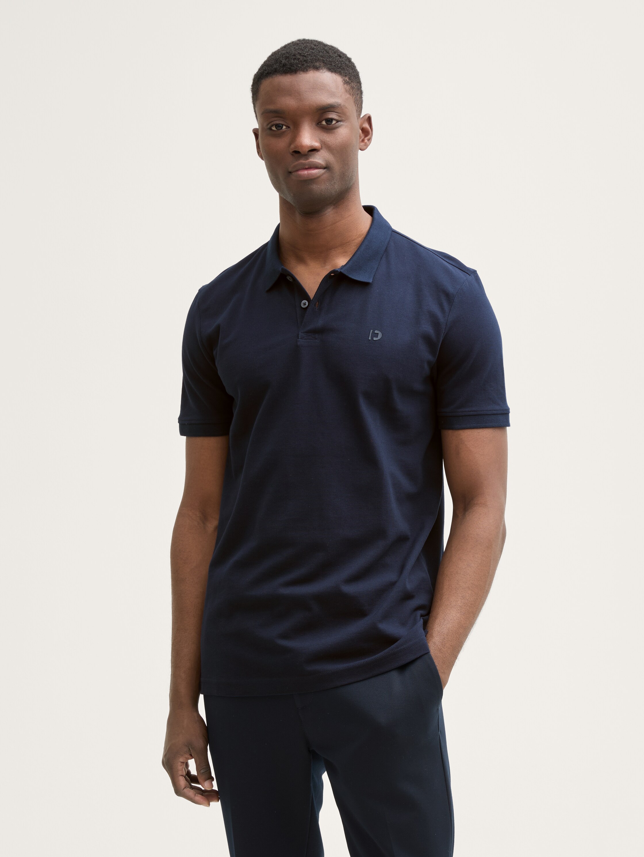 Piqué Poloshirt aus Baumwolle - 1