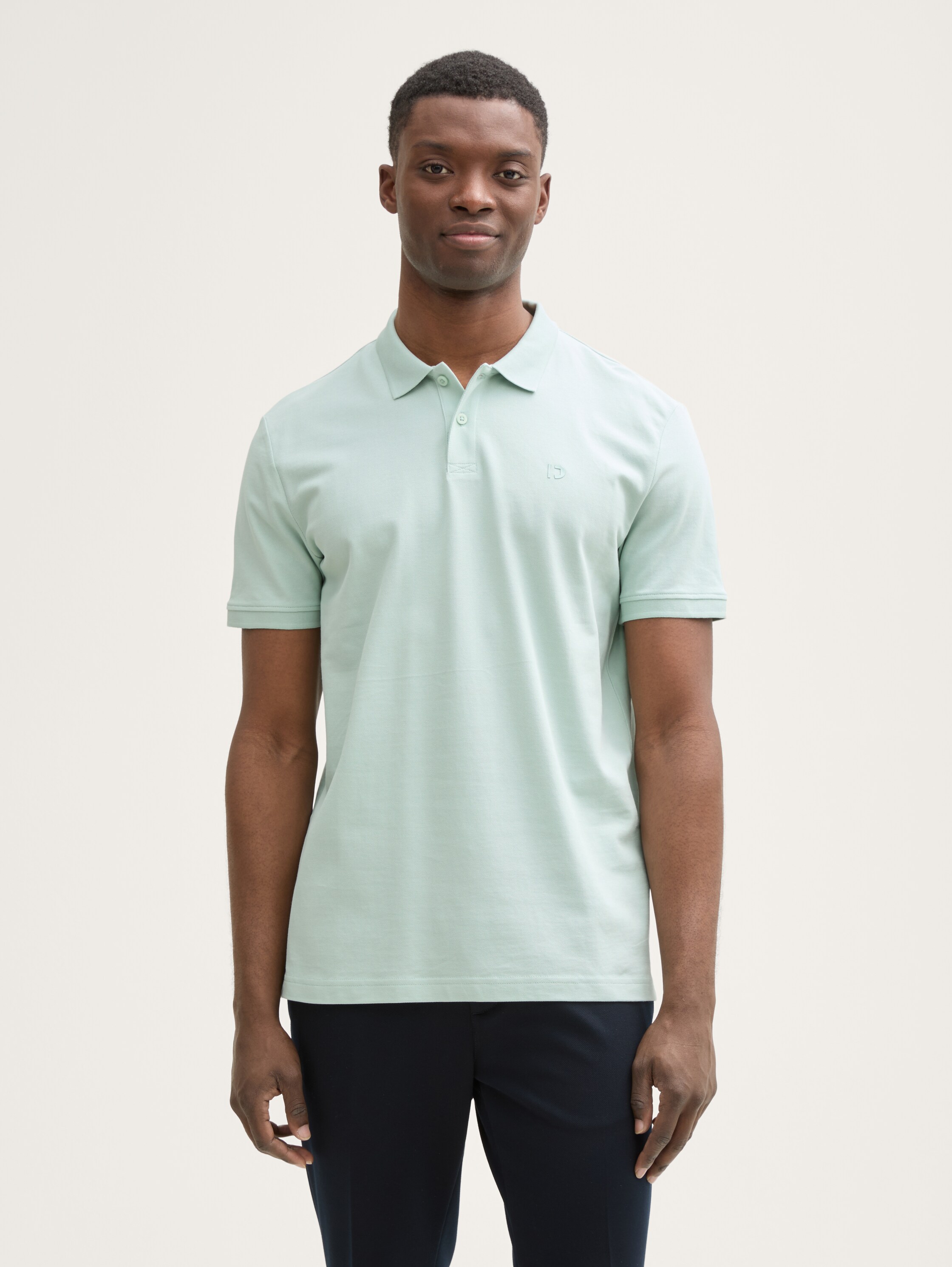 Piqué Poloshirt aus Baumwolle - 1