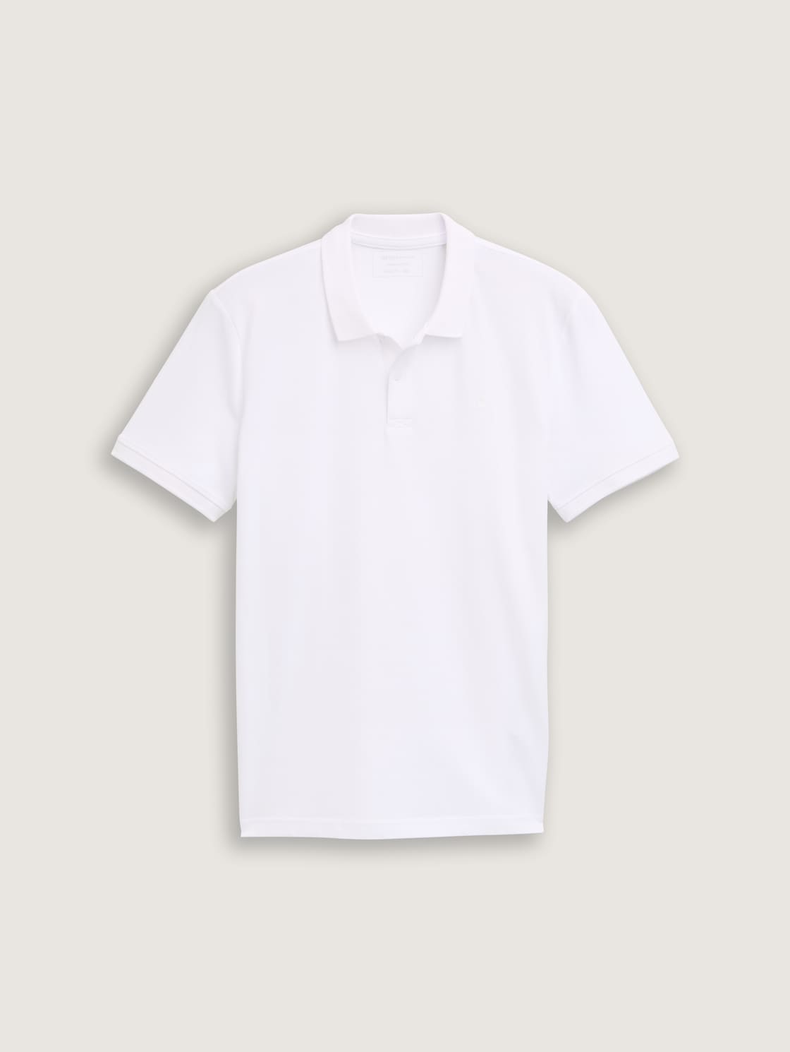 Piqué Poloshirt aus Baumwolle - White