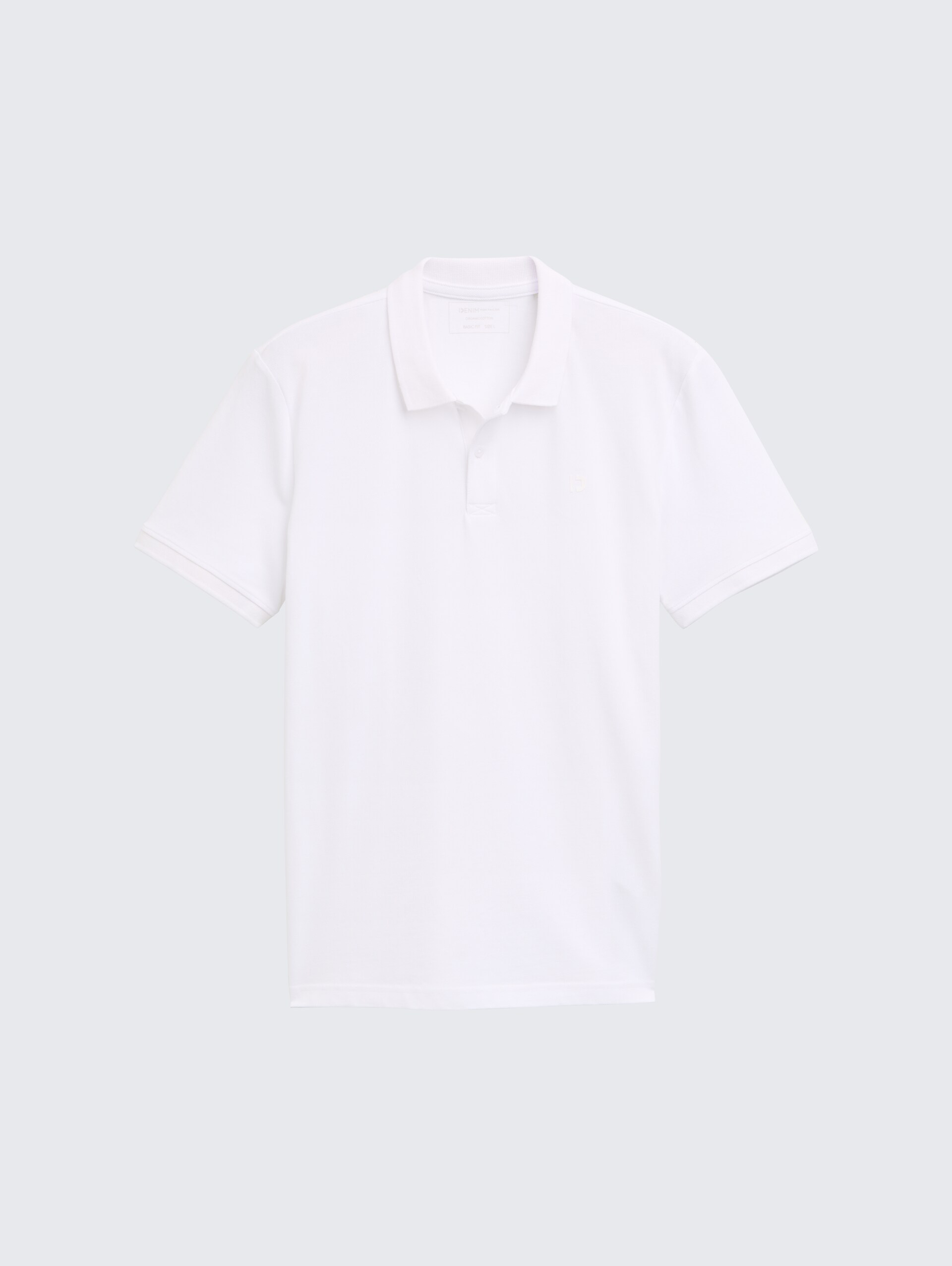 Piqué Poloshirt aus Baumwolle - White