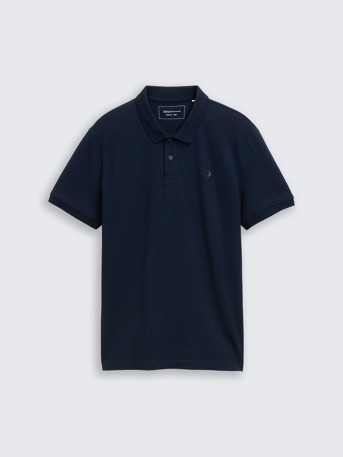 Piqué Poloshirt aus Baumwolle - imperial blue