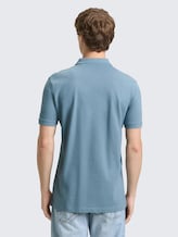 Polo en coton piqué - citadel blue