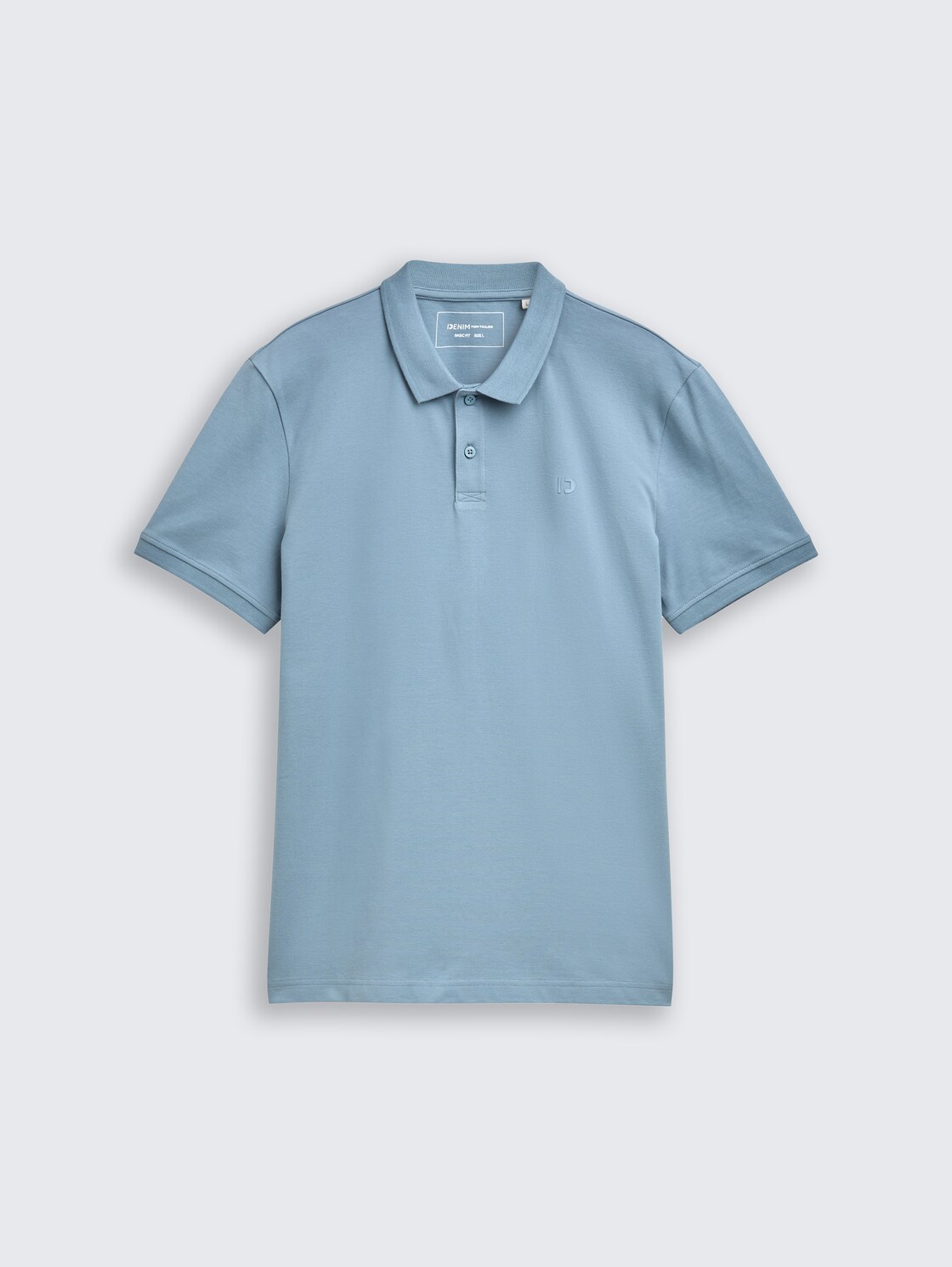 Piqué Poloshirt aus Baumwolle - citadel blue