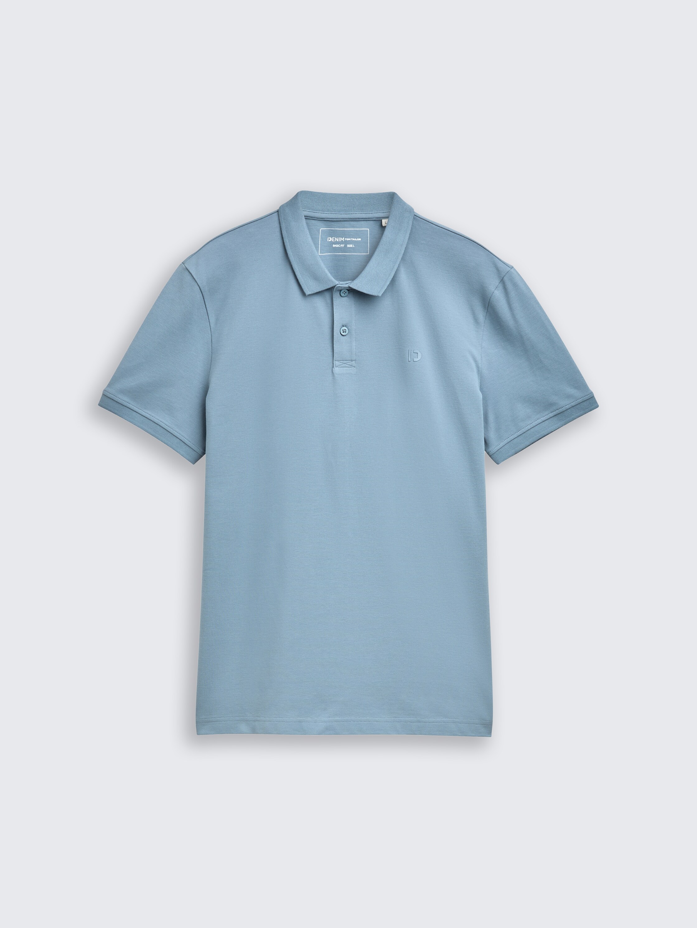 Cotton piqué polo shirt - citadel_blue - 